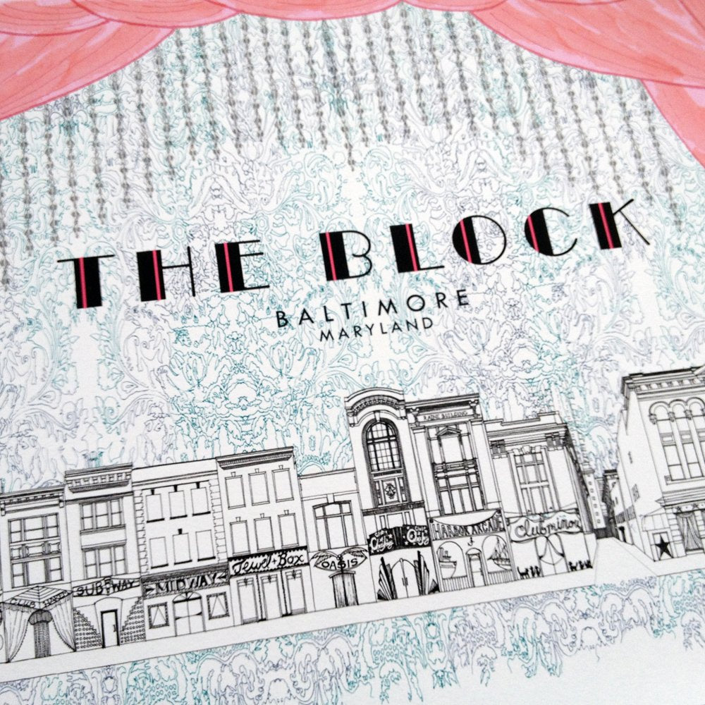 BALTIMORE "The Block" Streetscape: PRINT