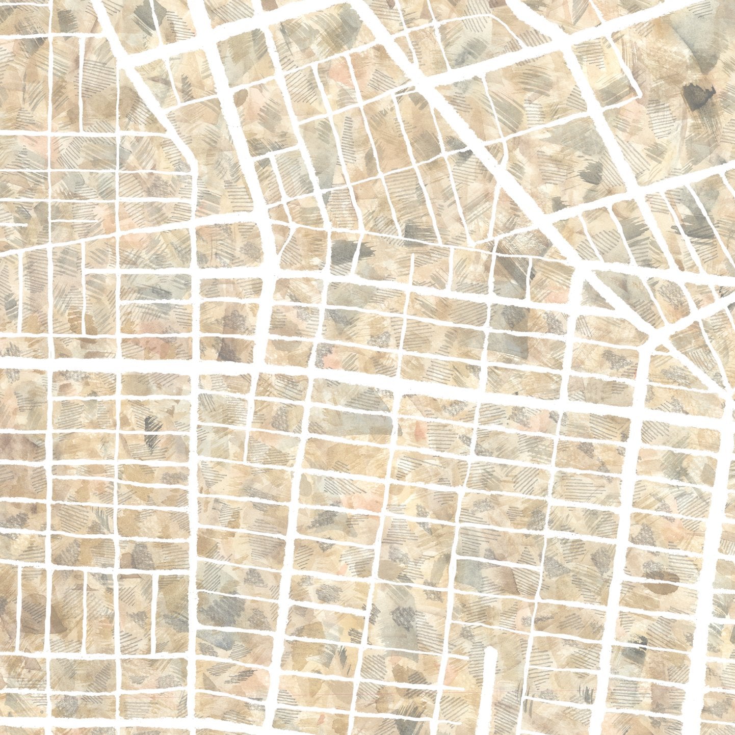 BROOKLYN HEIGHTS, Urban Fabrics City Map: PRINT