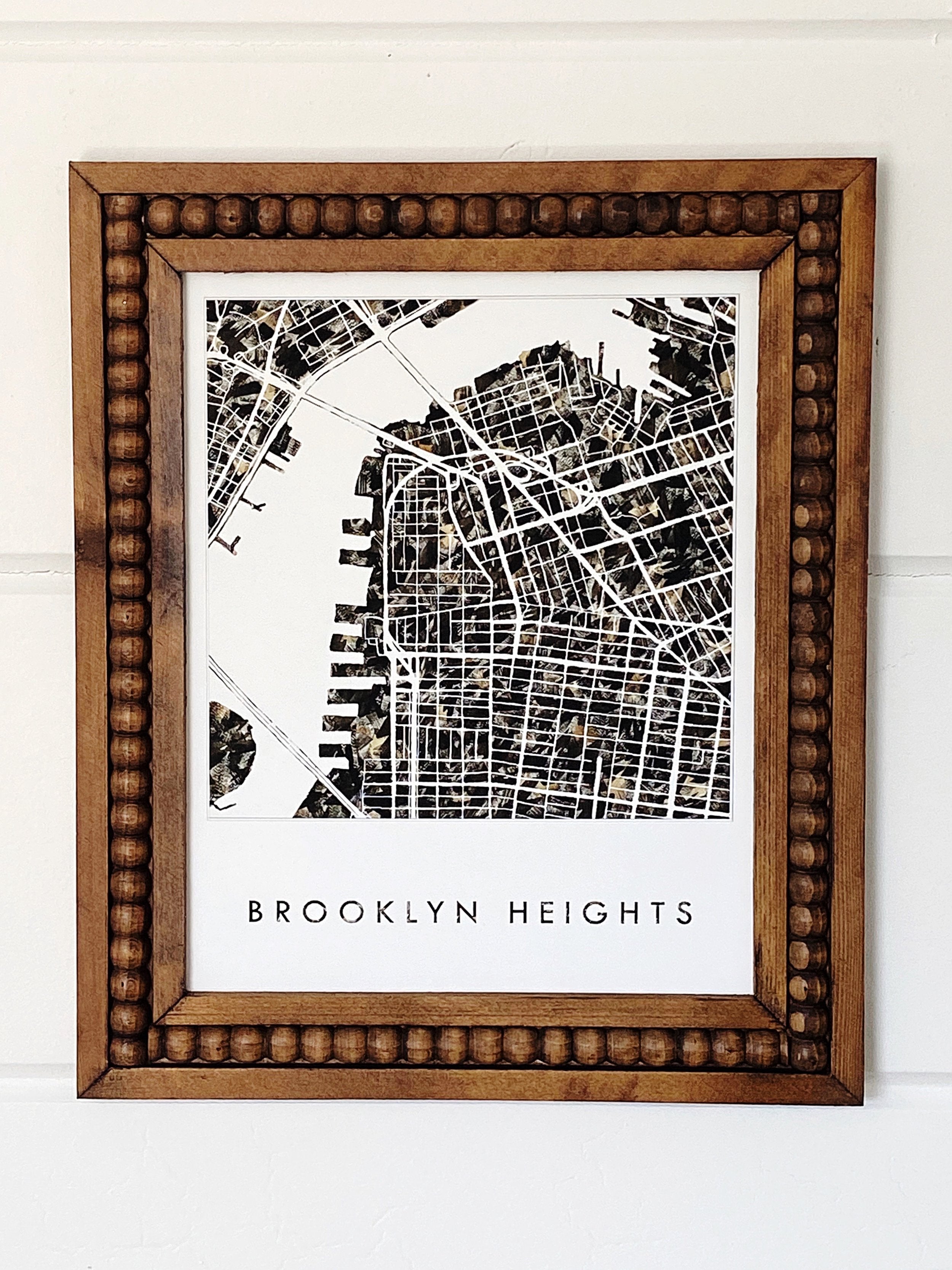BROOKLYN HEIGHTS, Urban Fabrics City Map: PRINT