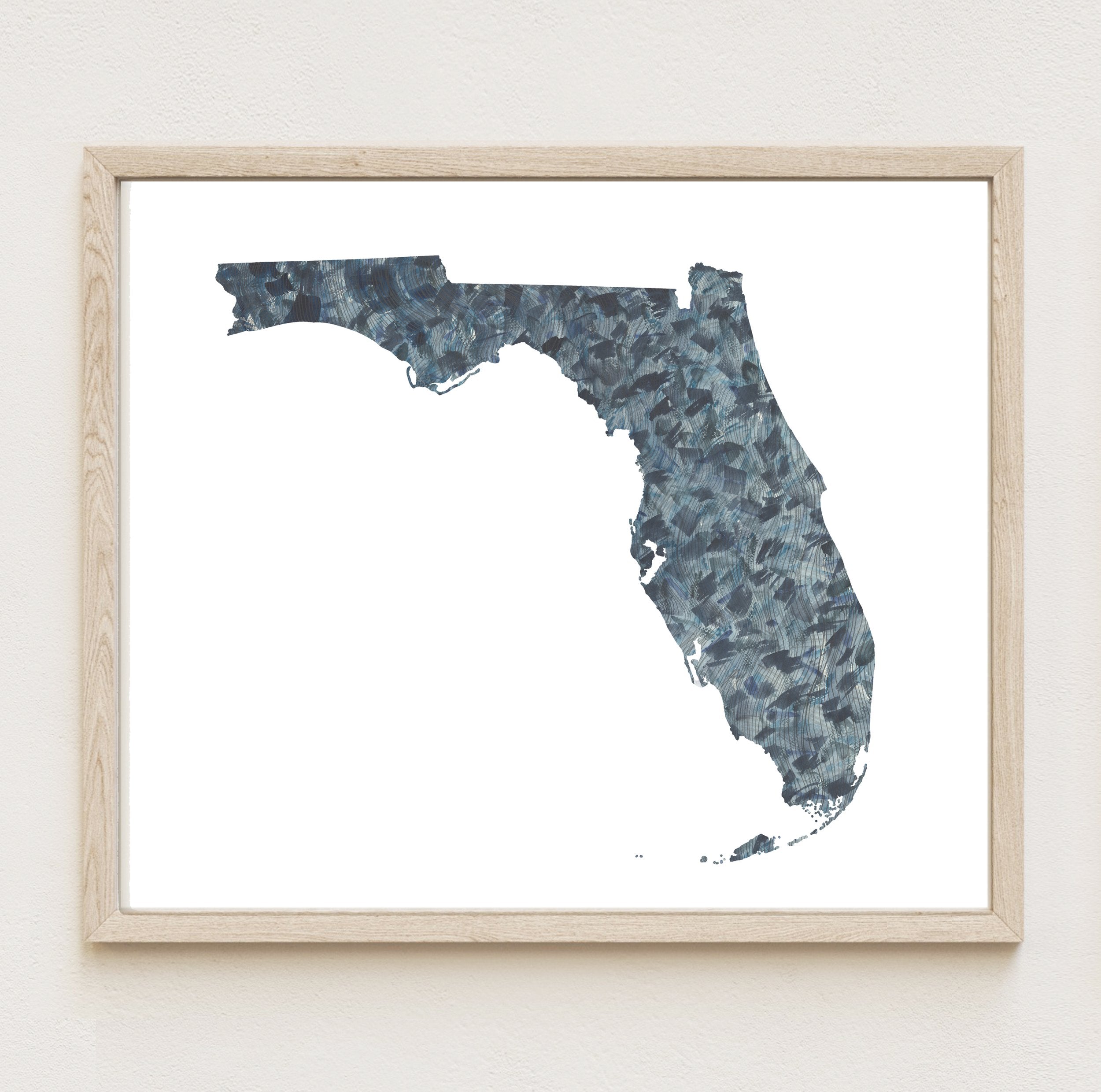 FLORIDA State Map: PRINT