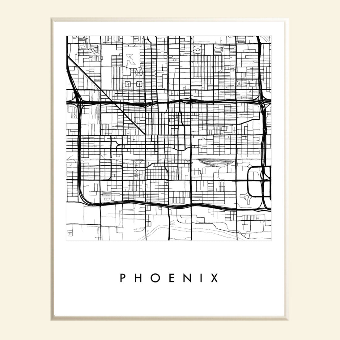 PHOENIX City Lines Map: PRINT