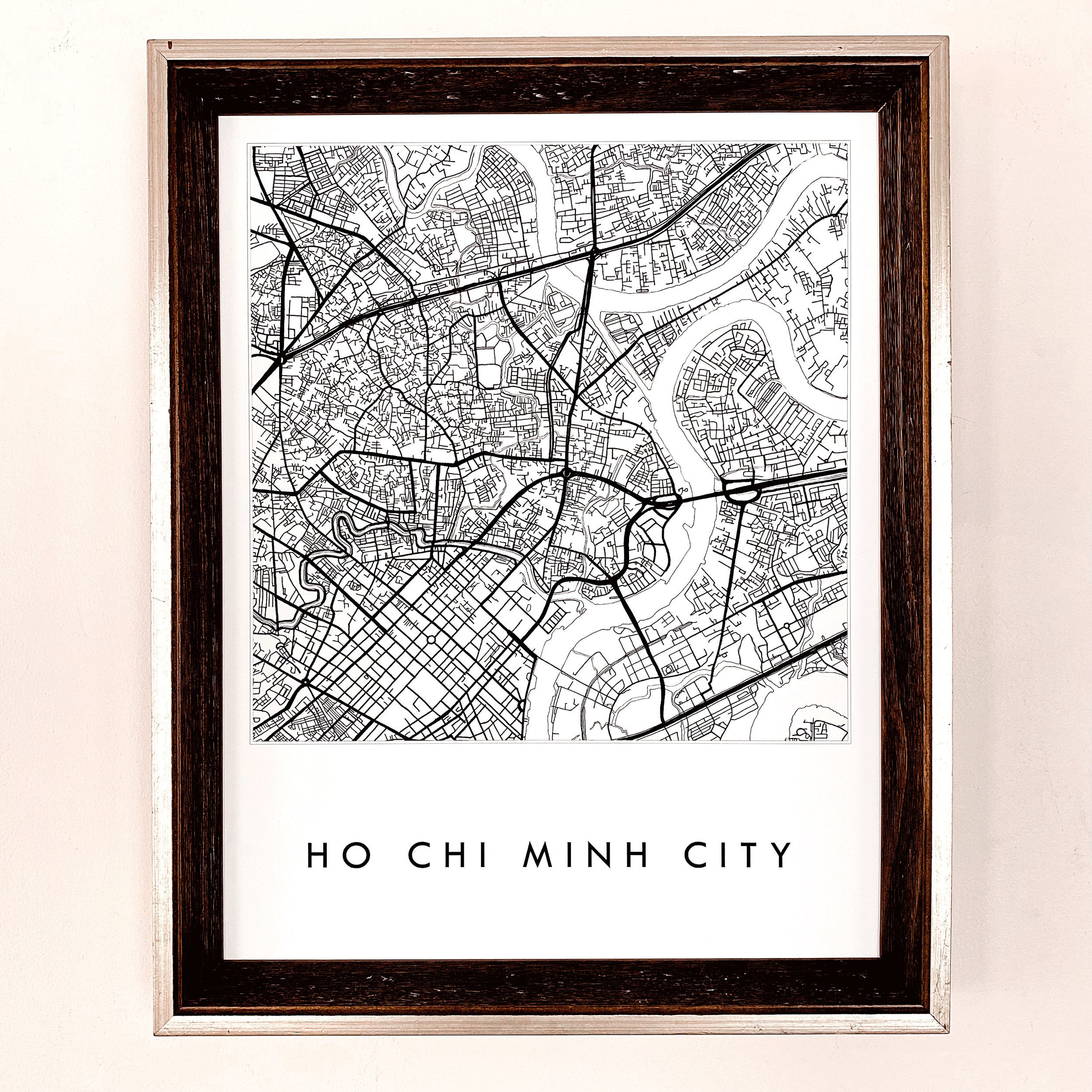 HO CHI MINH CITY City Lines Map: PRINT