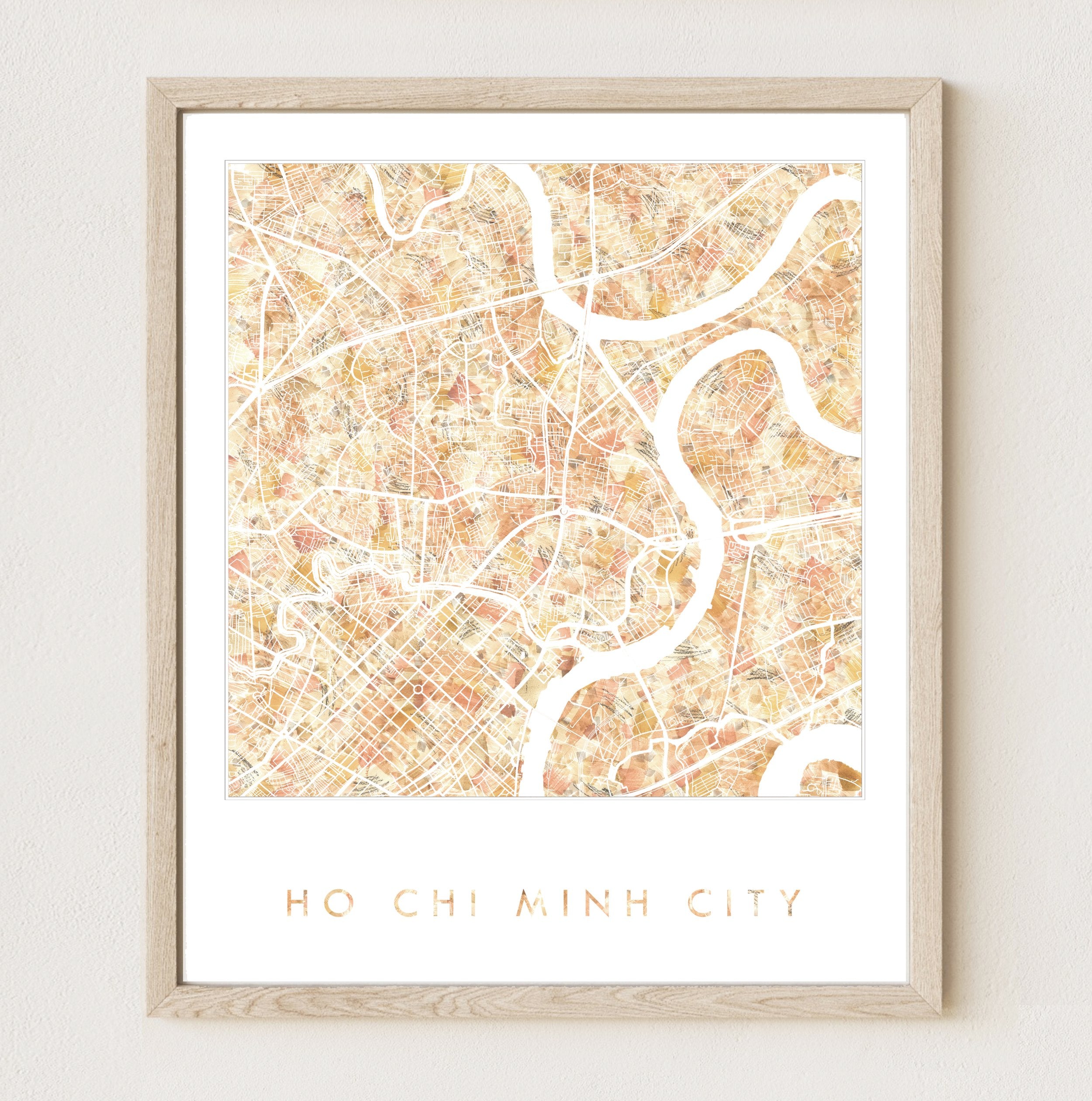 HO CHI MINH CITY Urban Fabrics City Map: PRINT