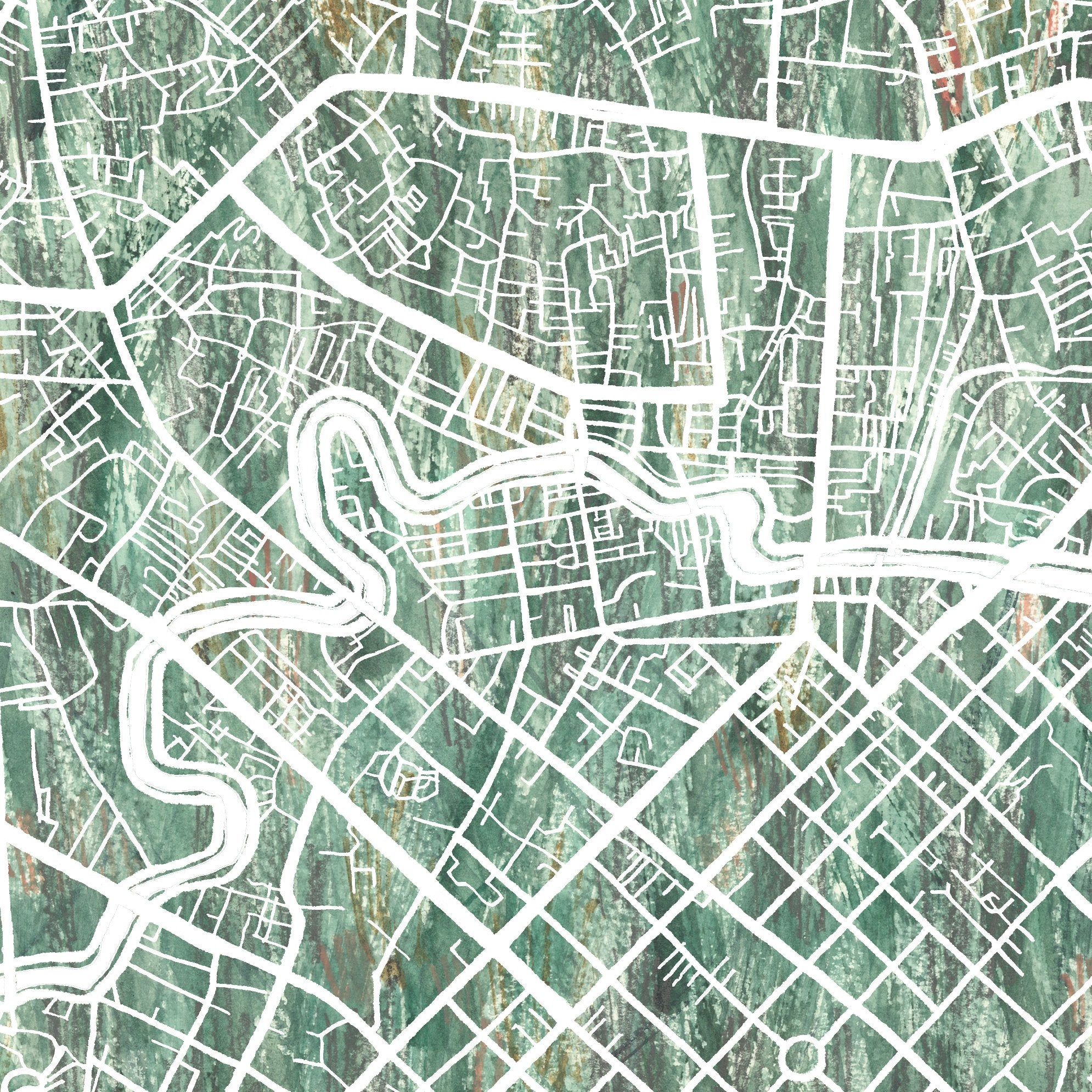 HO CHI MINH CITY Urban Fabrics City Map: PRINT