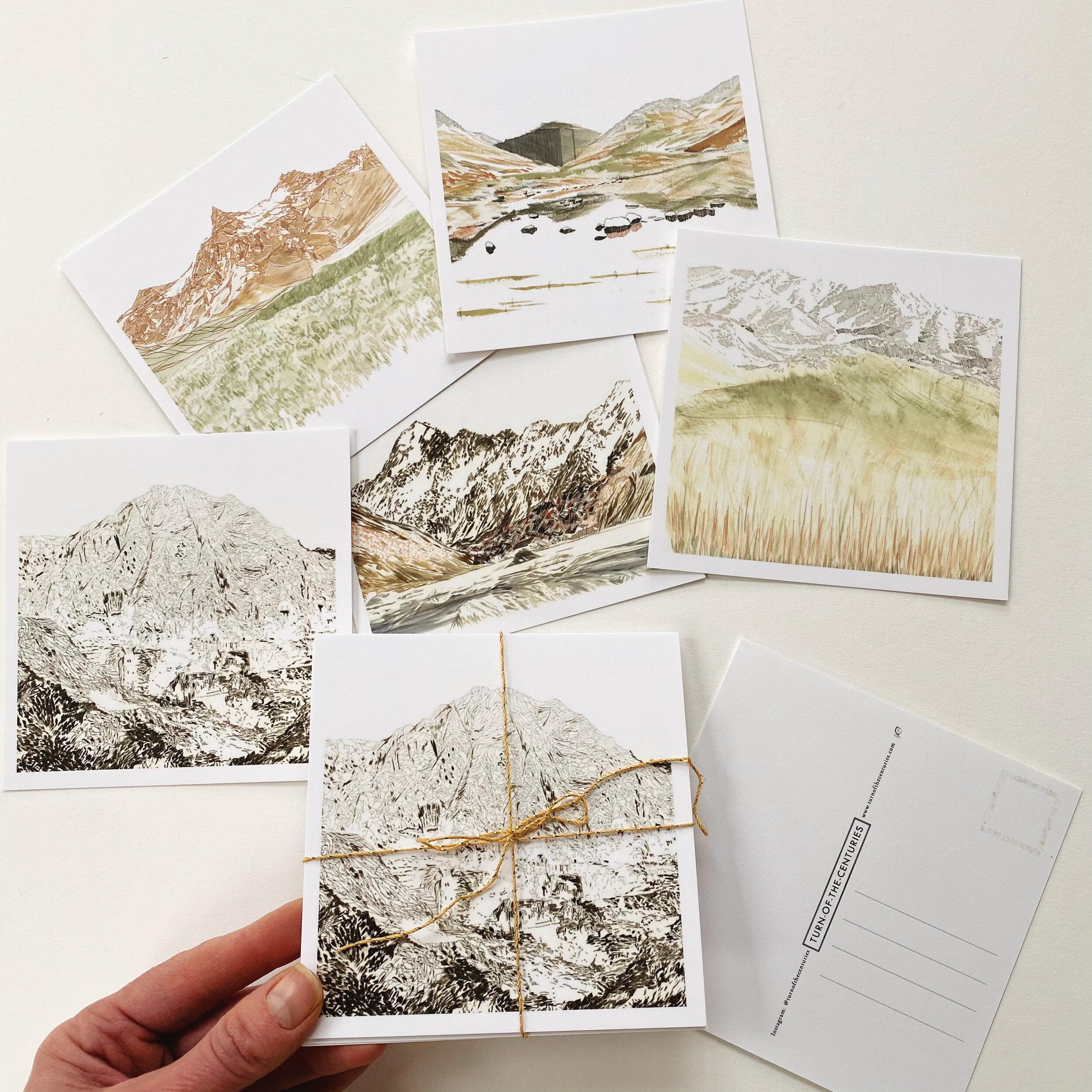 Mountains Postcards, Set 1