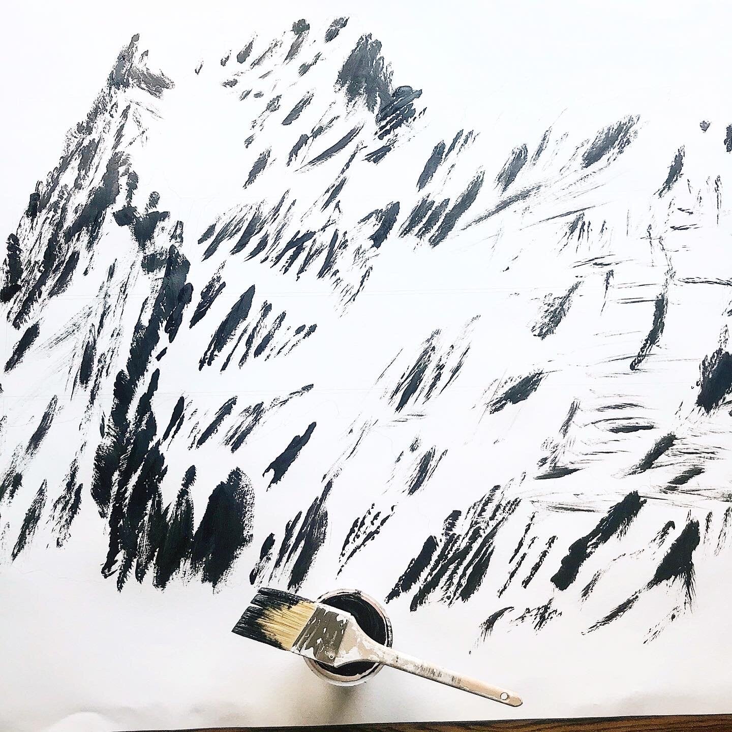 Mountain, Brush + Line