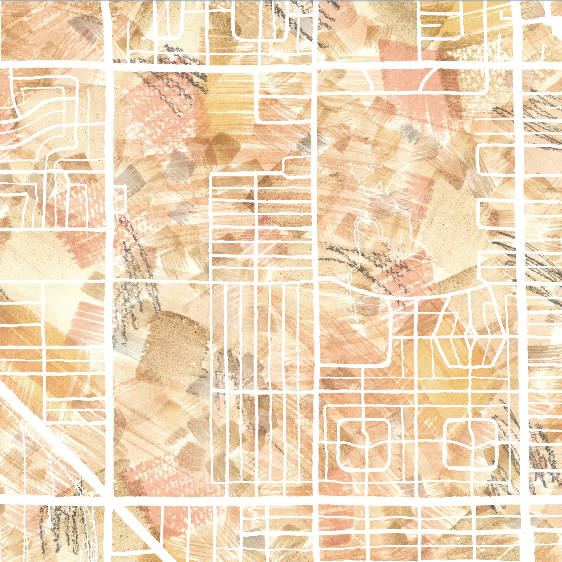PHOENIX Urban Fabrics City Map: PRINT