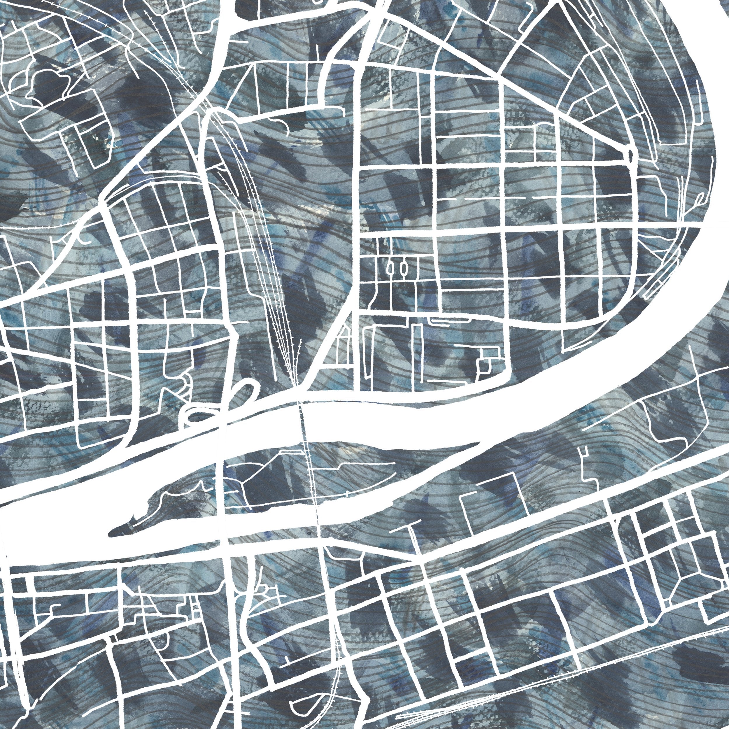 PRAGUE Urban Fabrics City Map: PRINT