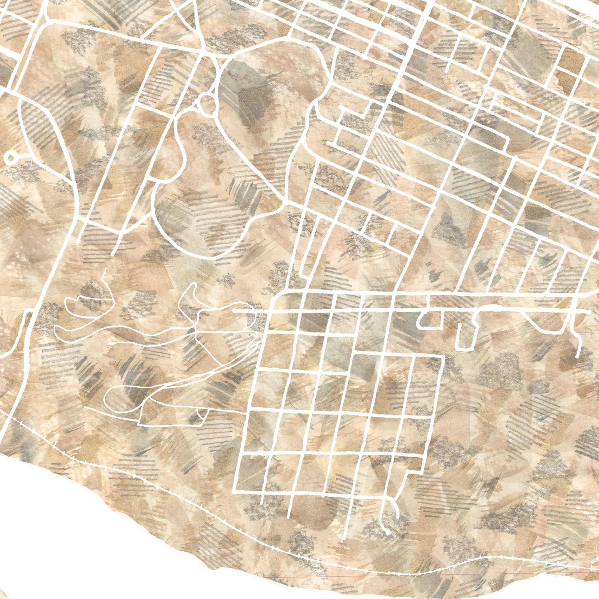 RICHMOND Urban Fabrics City Map: PRINT