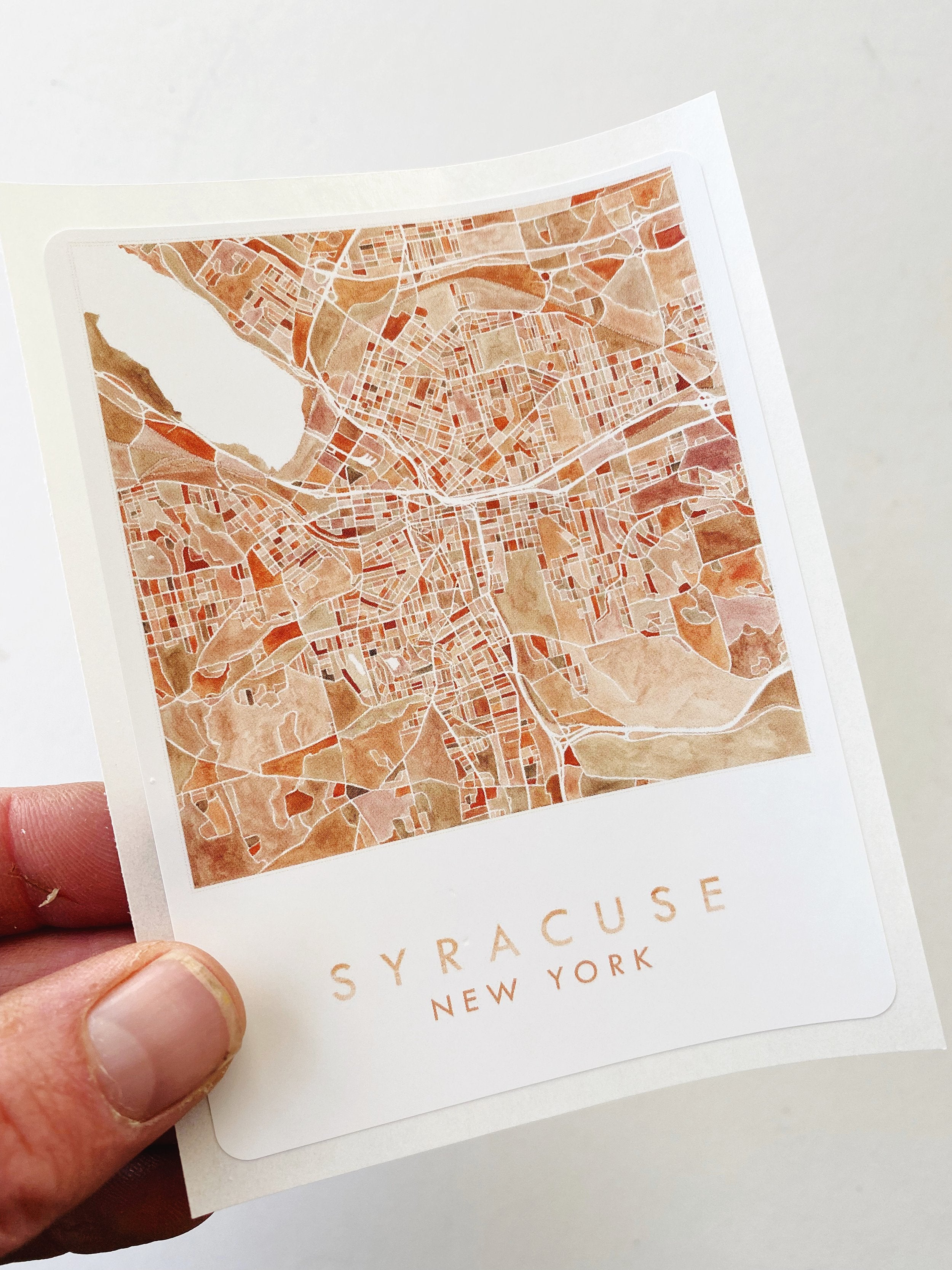 SYRACUSE Map Sticker