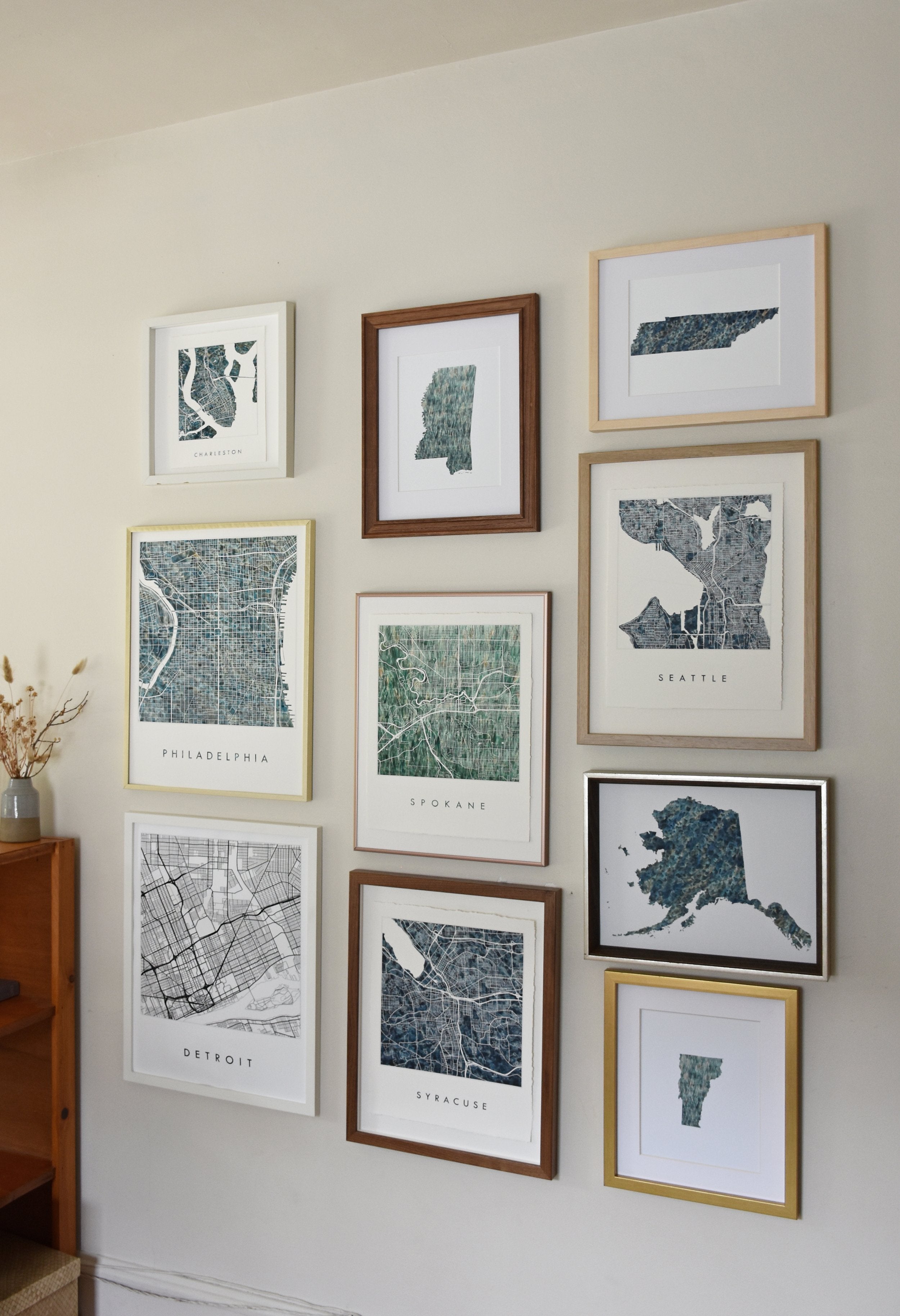 VERMONT State Map: PRINT