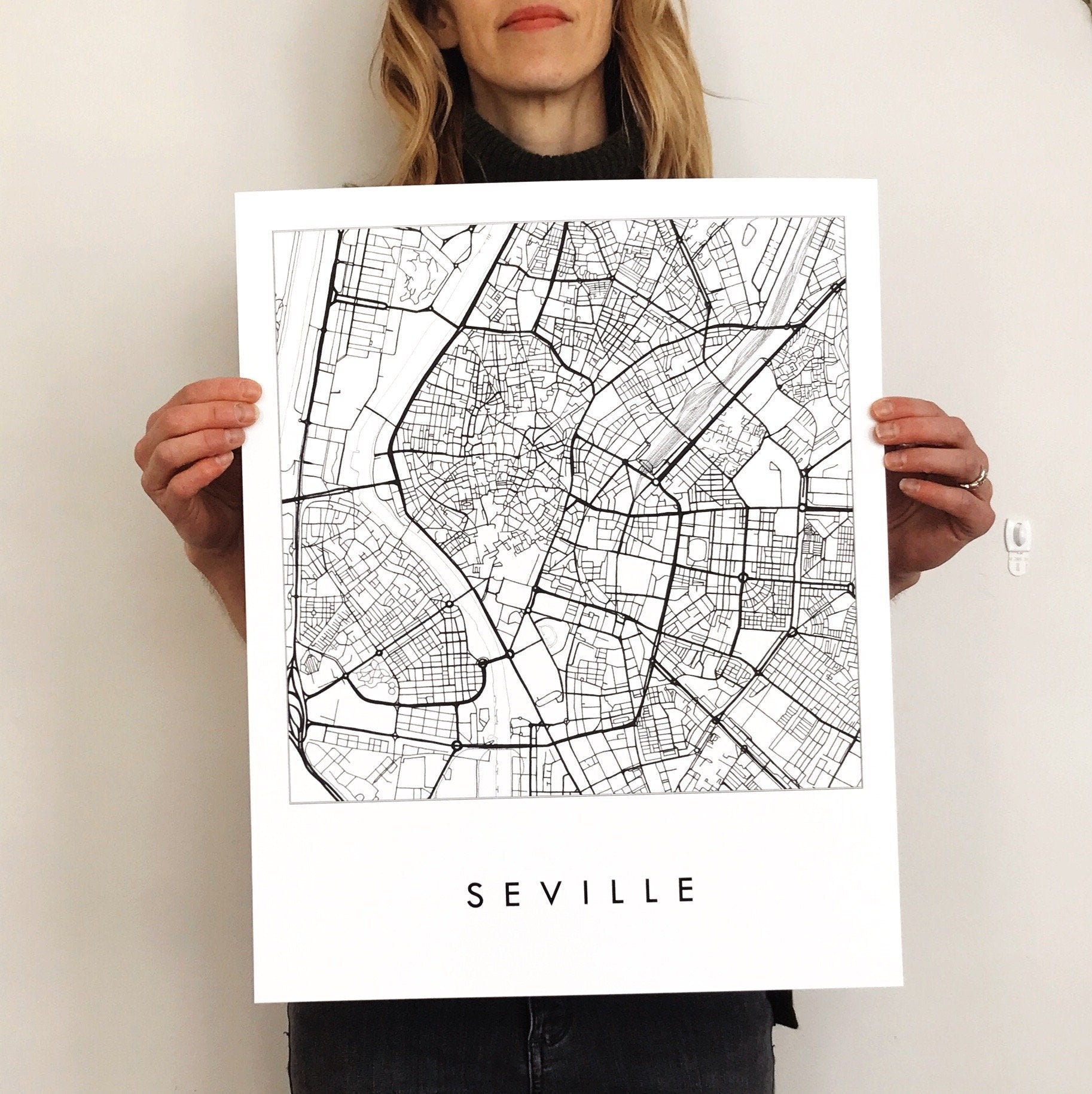 SEVILLE City Lines Map: PRINT