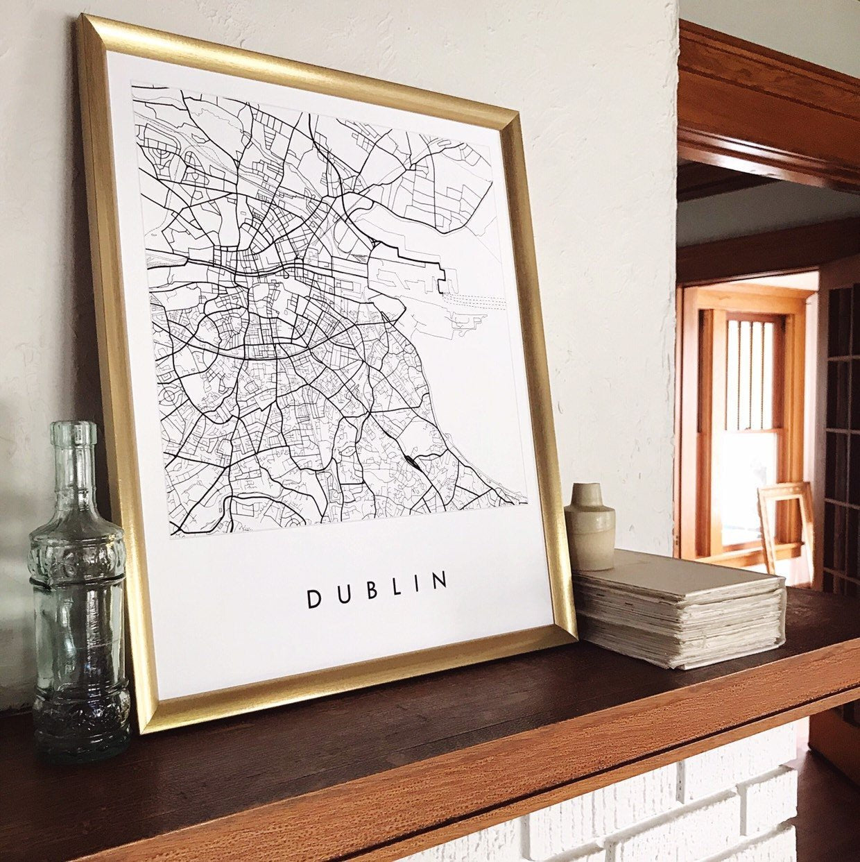 DUBLIN City Lines Map: PRINT