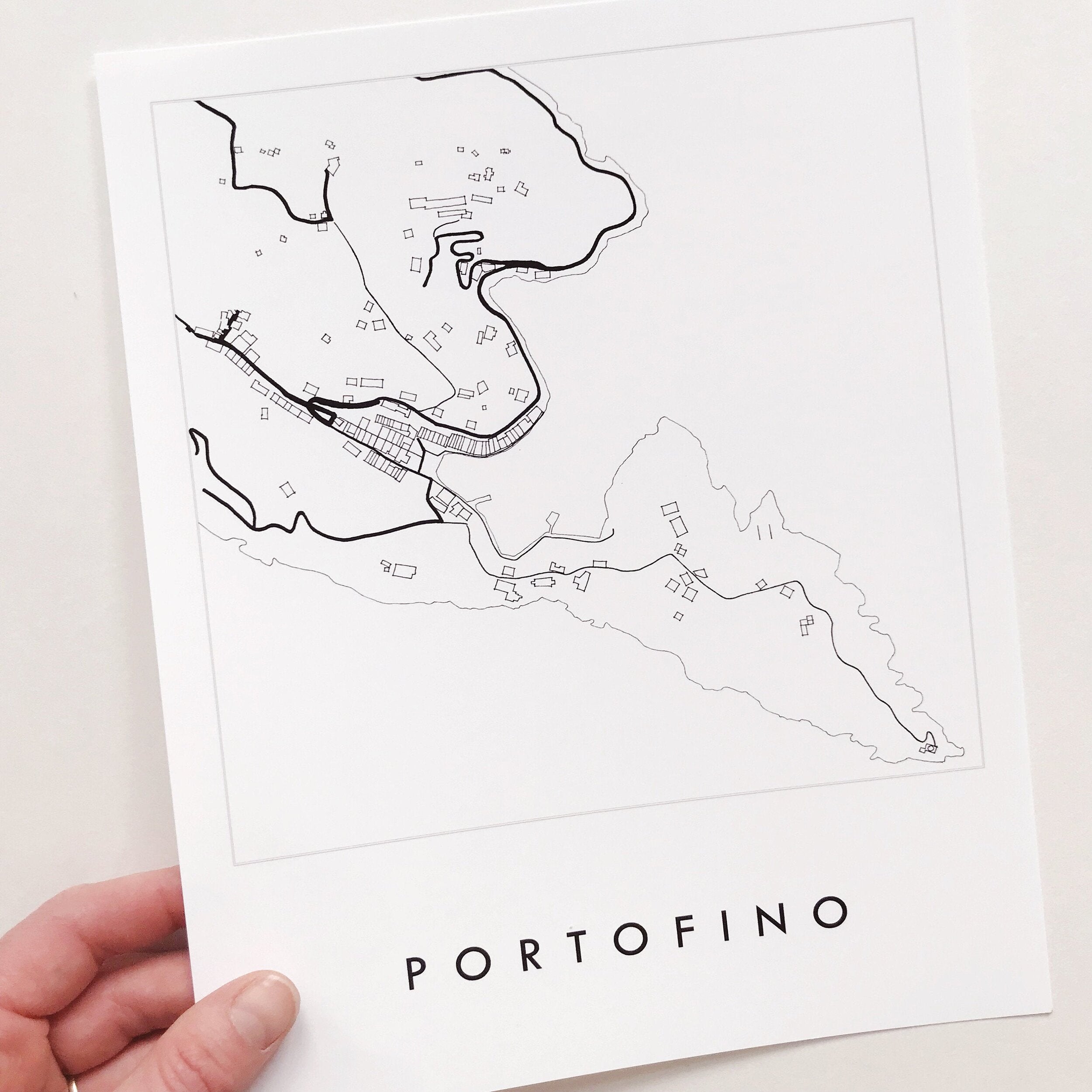 PORTOFINO City Lines Map: PRINT