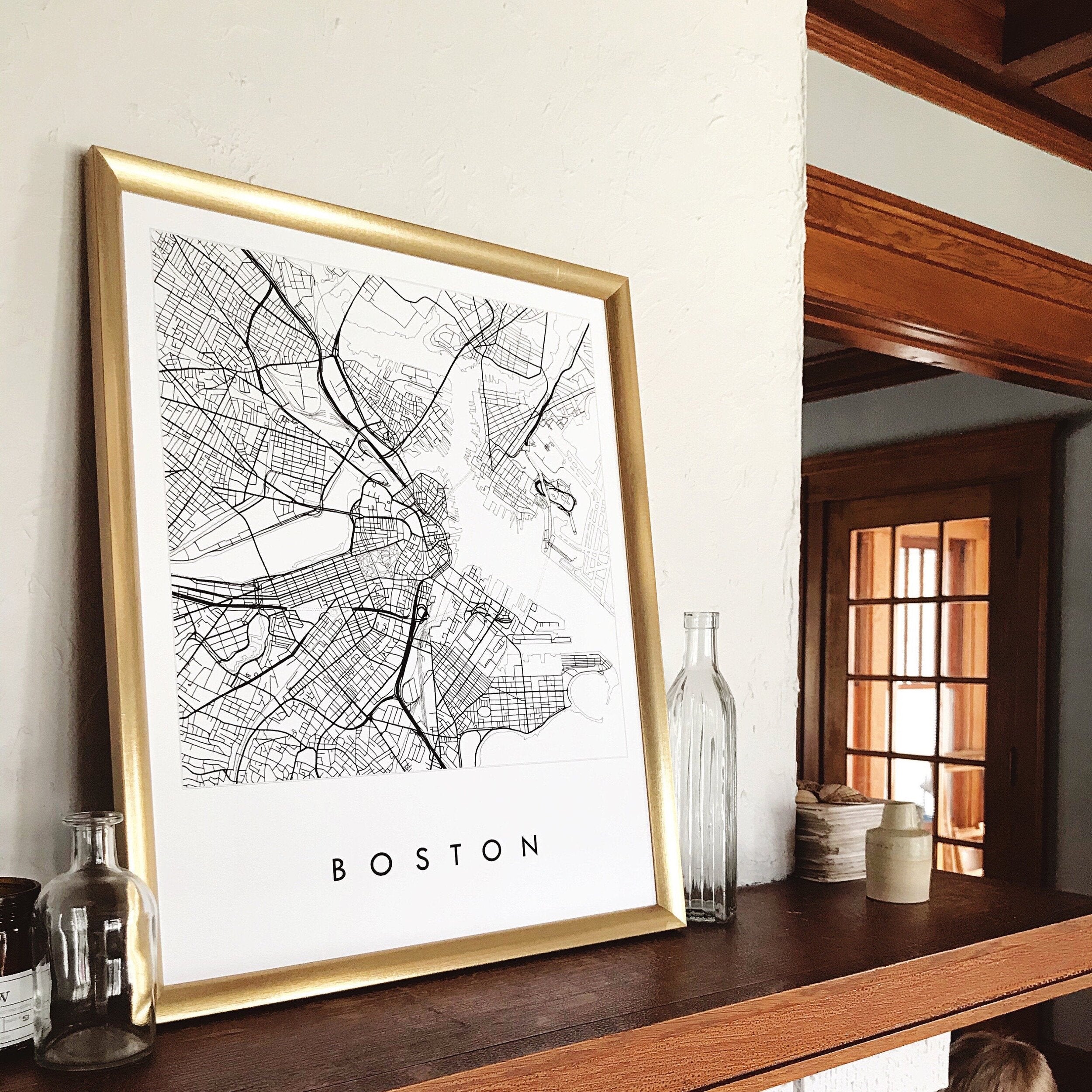 Greater BOSTON City Lines Map: PRINT
