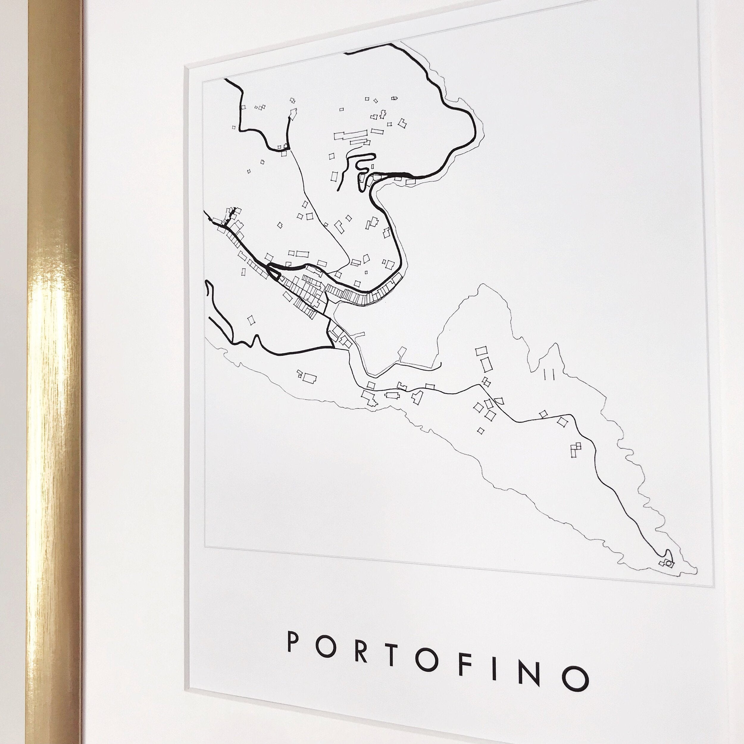 PORTOFINO City Lines Map: PRINT