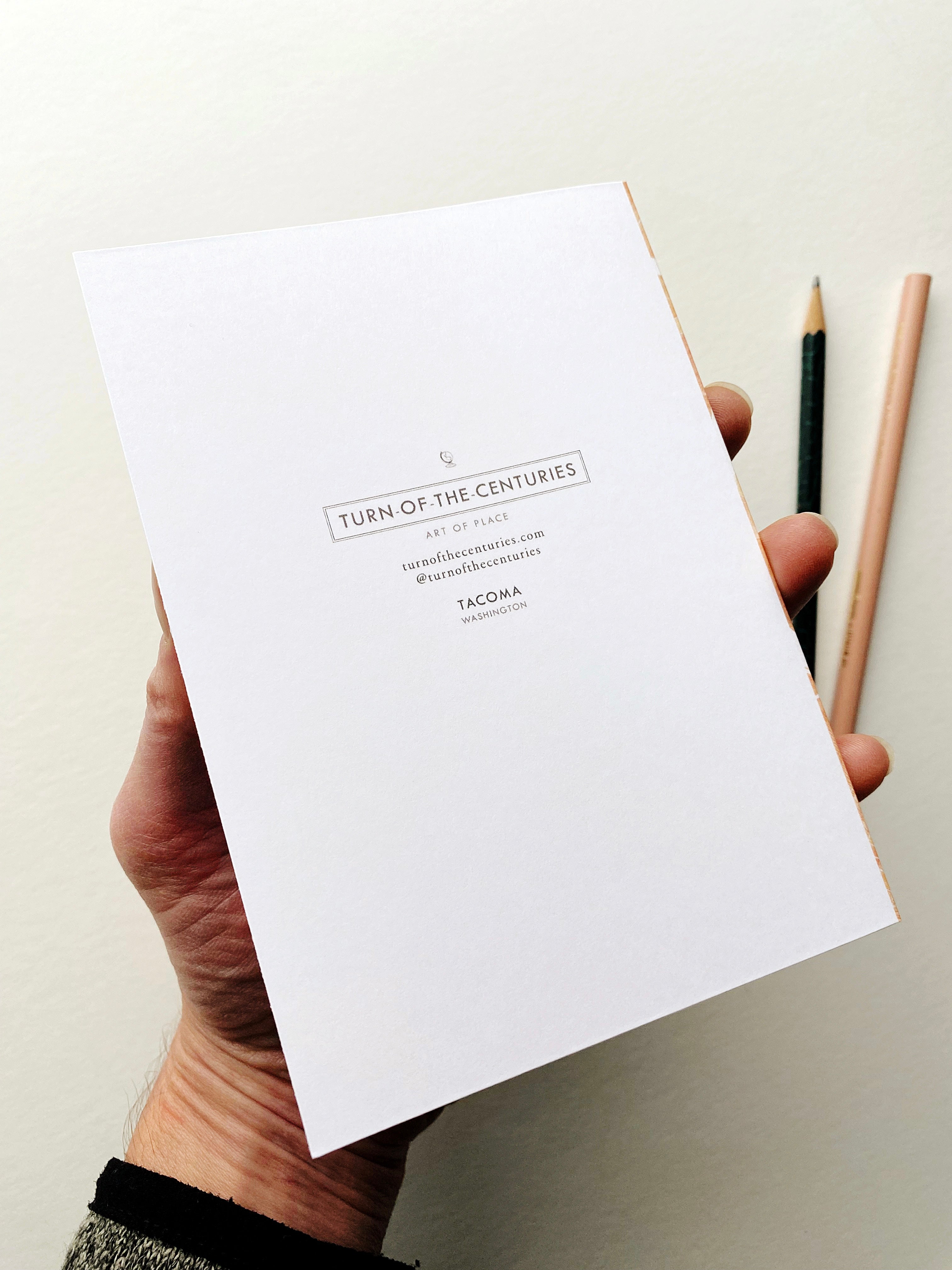 Customize YOUR CITY/PLACE Art Map: GREETING CARD: Wholesale Only