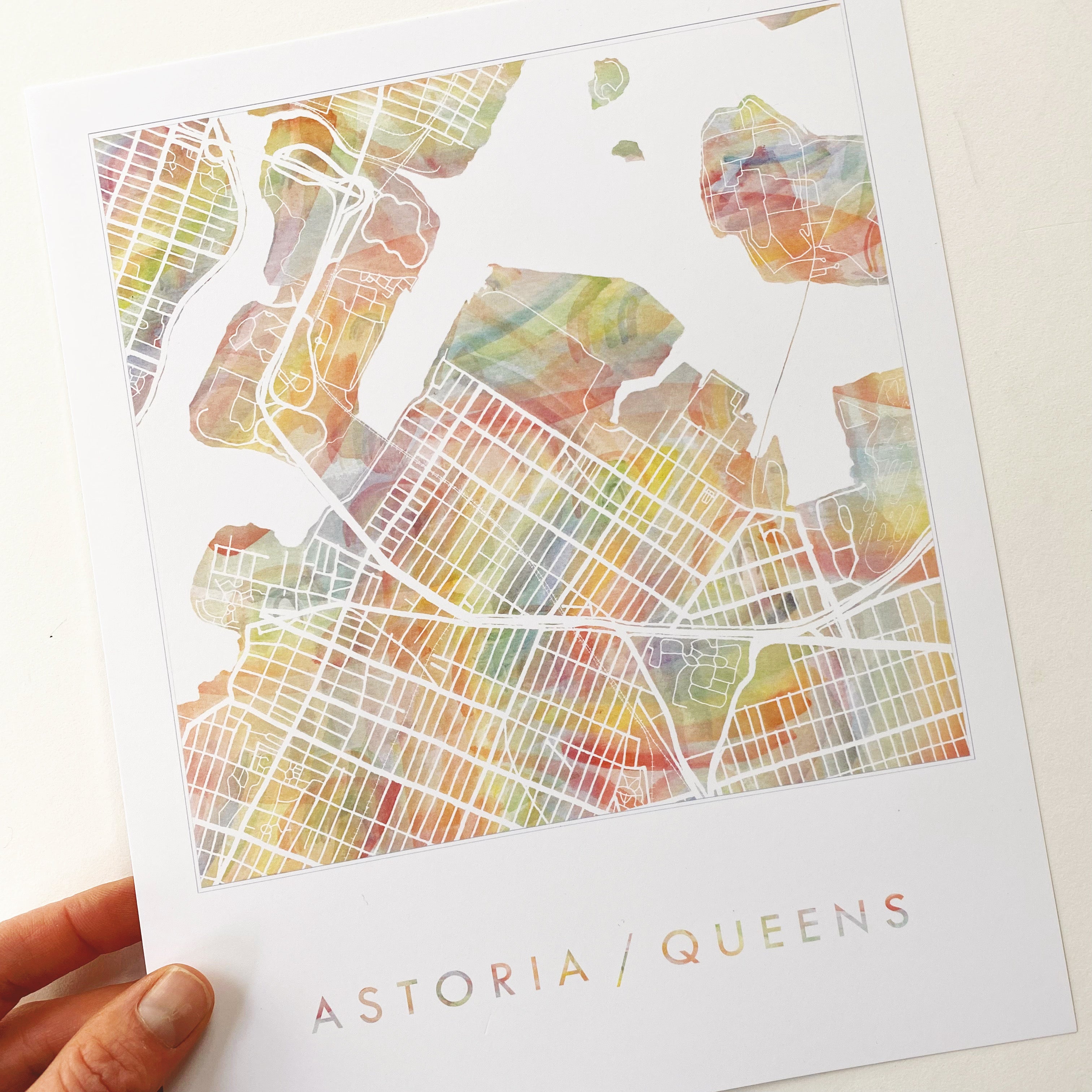 Custom YOUR CITY: Rainbow PRIDE Map: PRINT: Wholesale Only