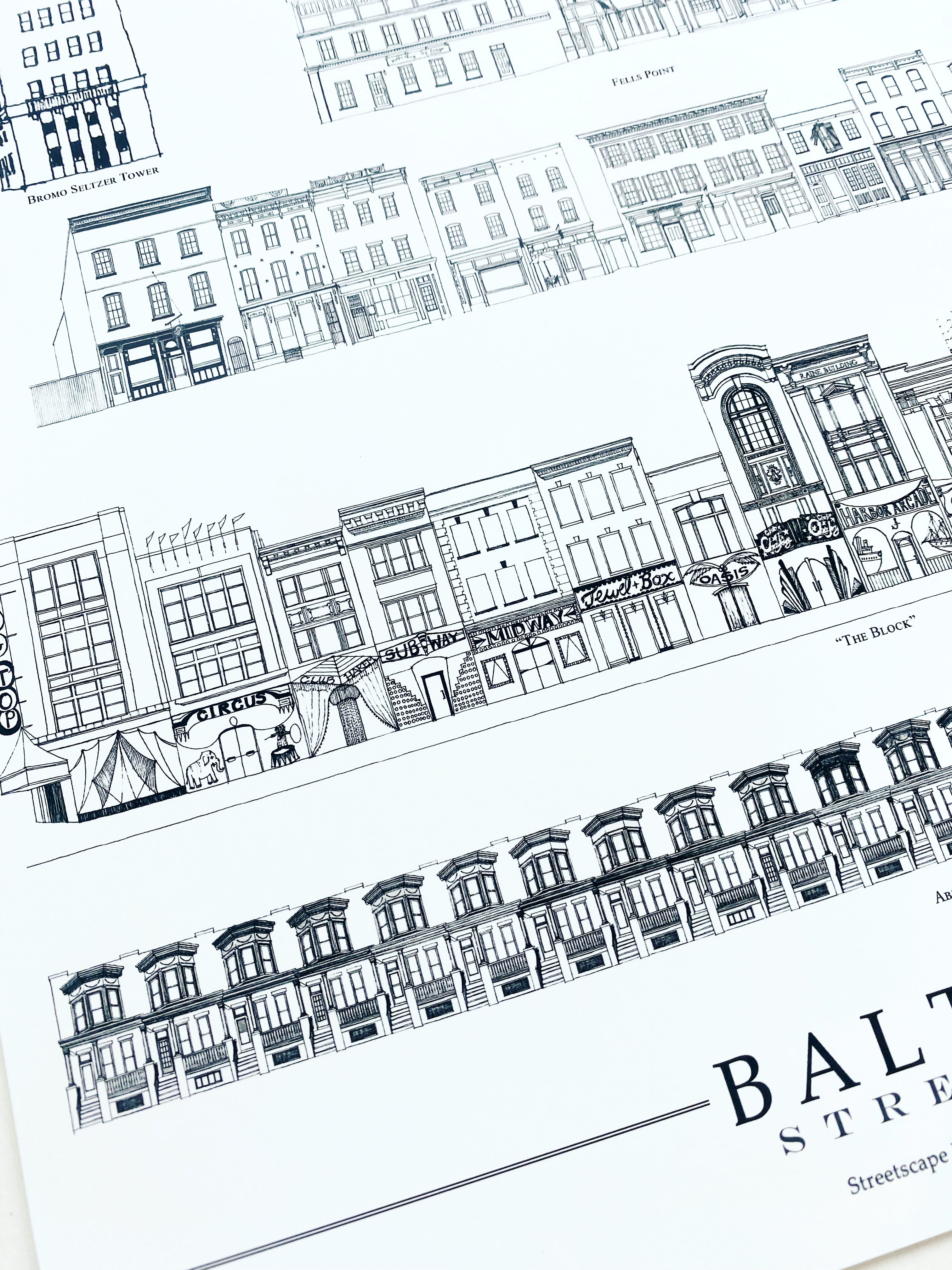 Baltimore Streetscapes: ART PRINT