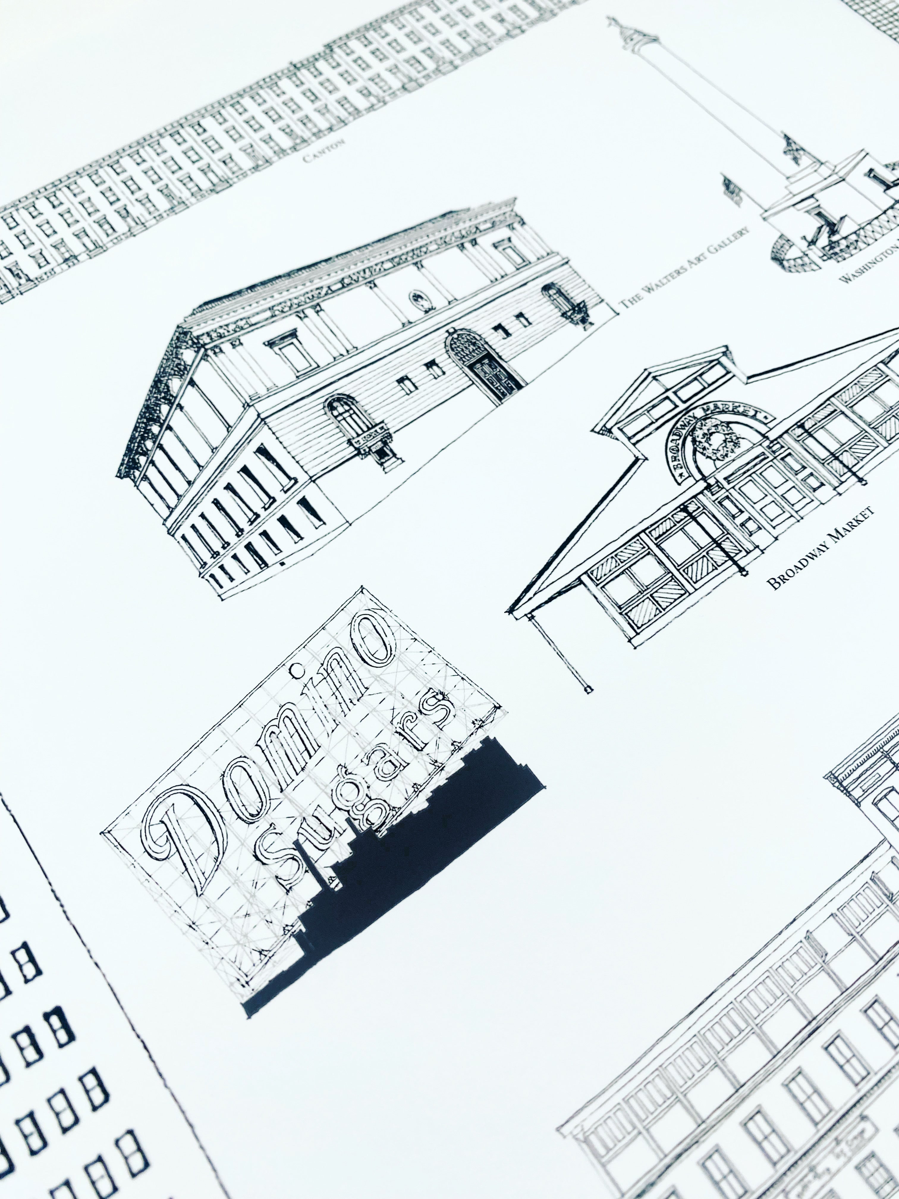 Baltimore Streetscapes: ART PRINT