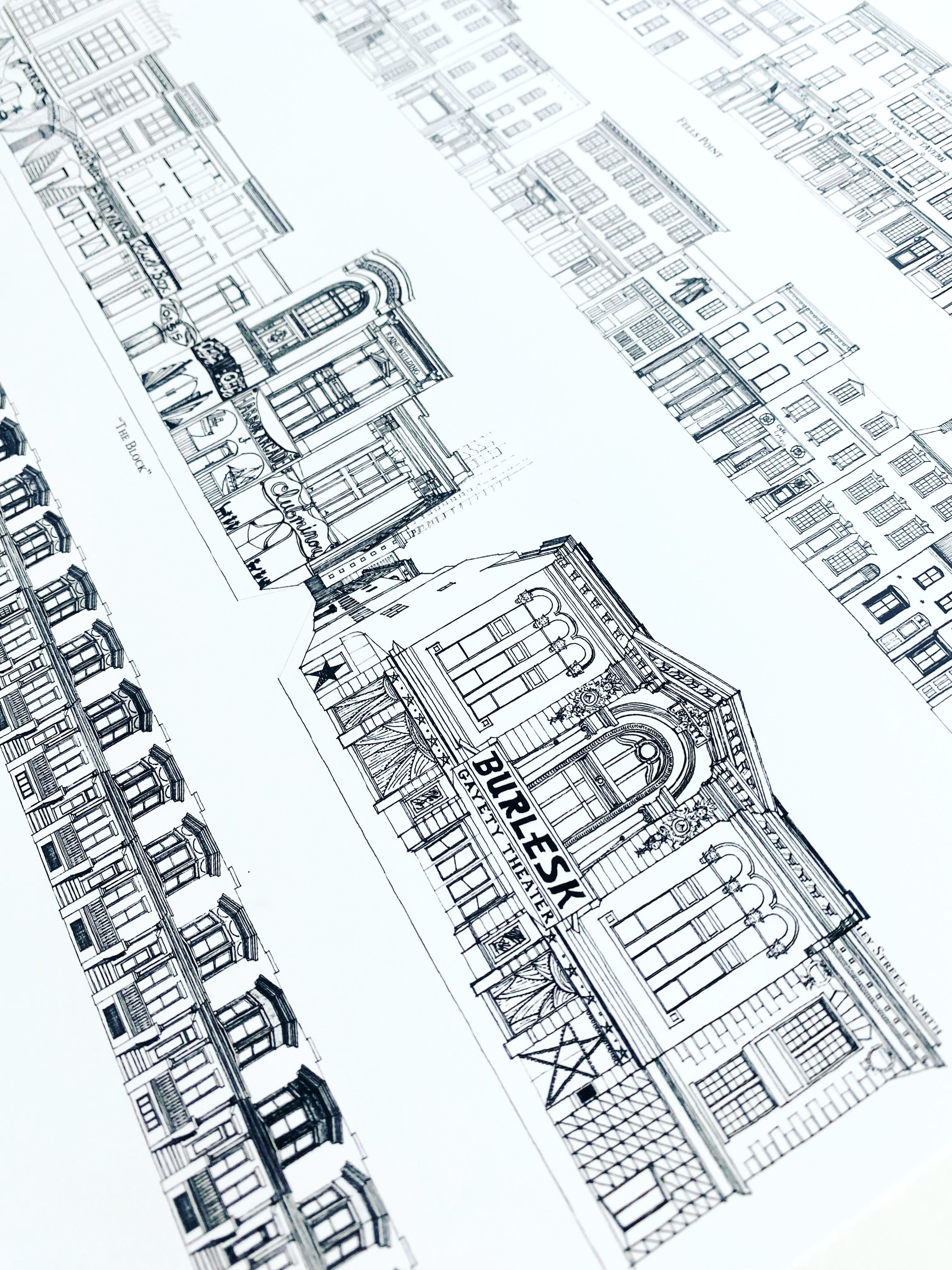 Baltimore Streetscapes: ART PRINT