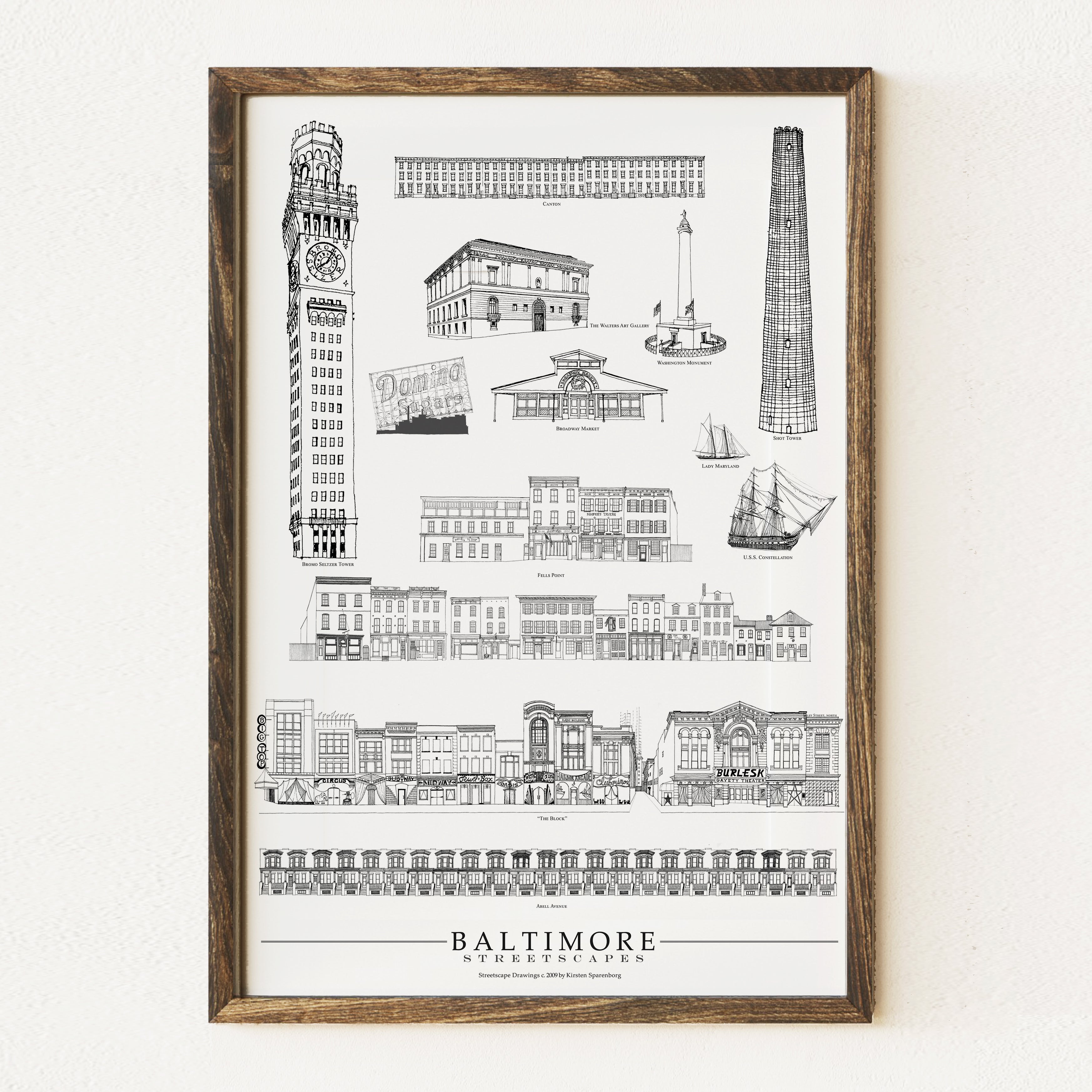 Baltimore Streetscapes: ART PRINT