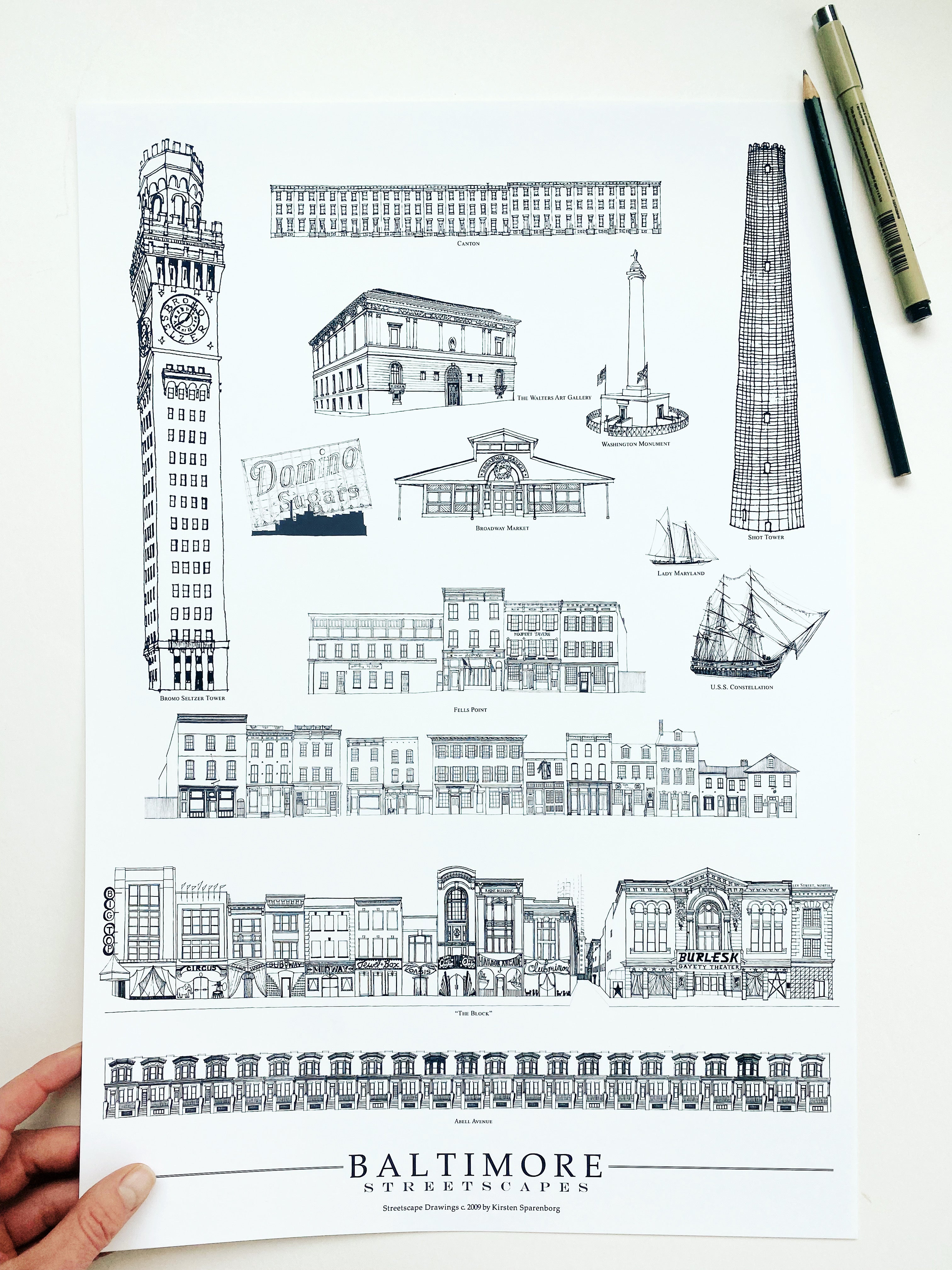 Baltimore Streetscapes: ART PRINT