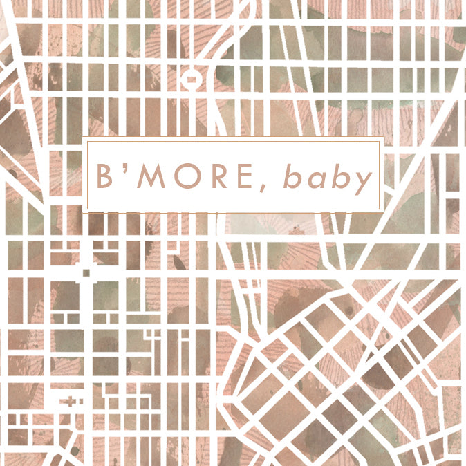 Customize YOUR CITY/PLACE Art Map: GREETING CARD: Wholesale Only