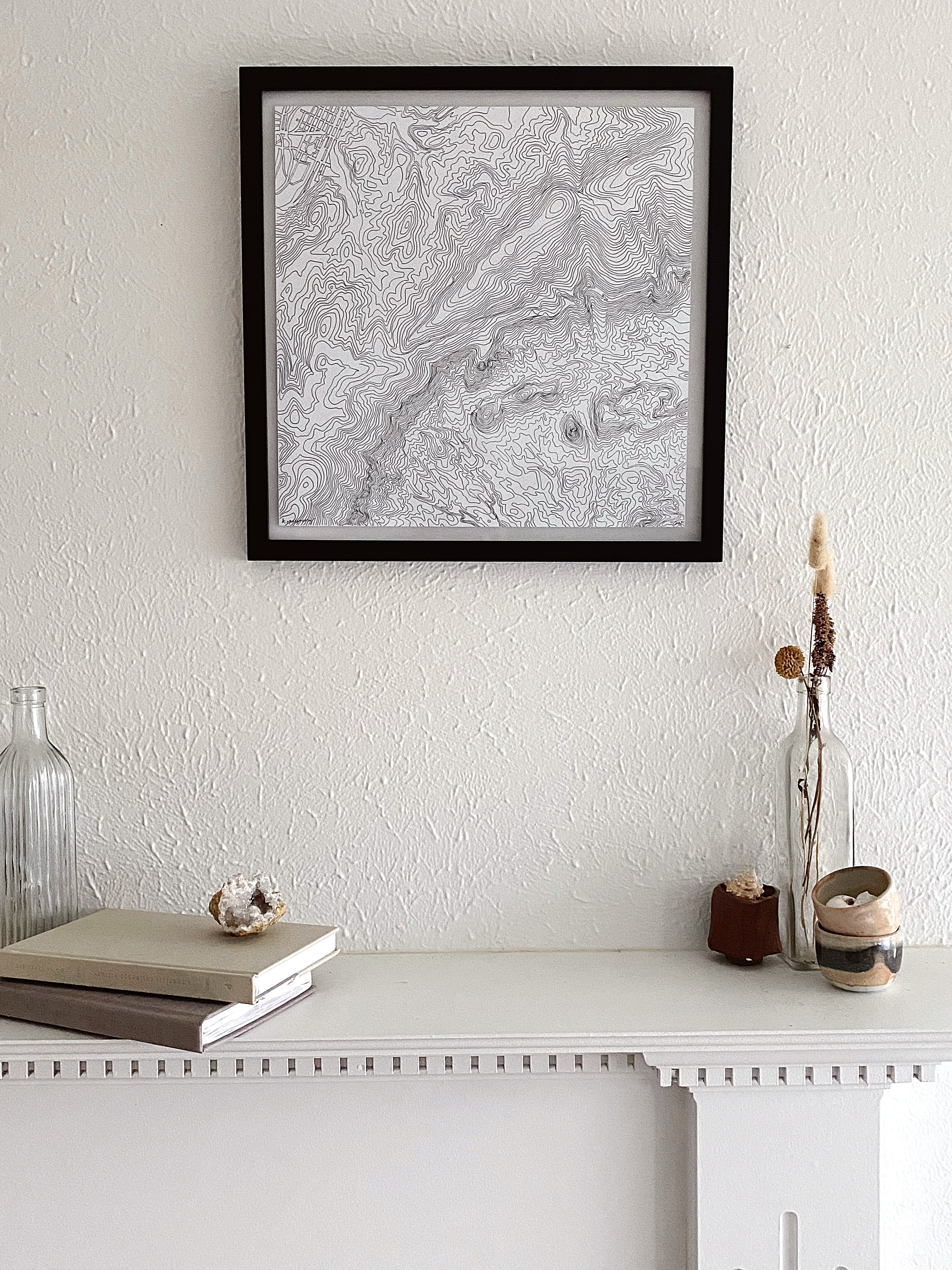 BLUE RIDGE Tunnel, Rockfish Gap, Afton Virginia Topographical Map-Drawing: ORIGINAL DRAWING