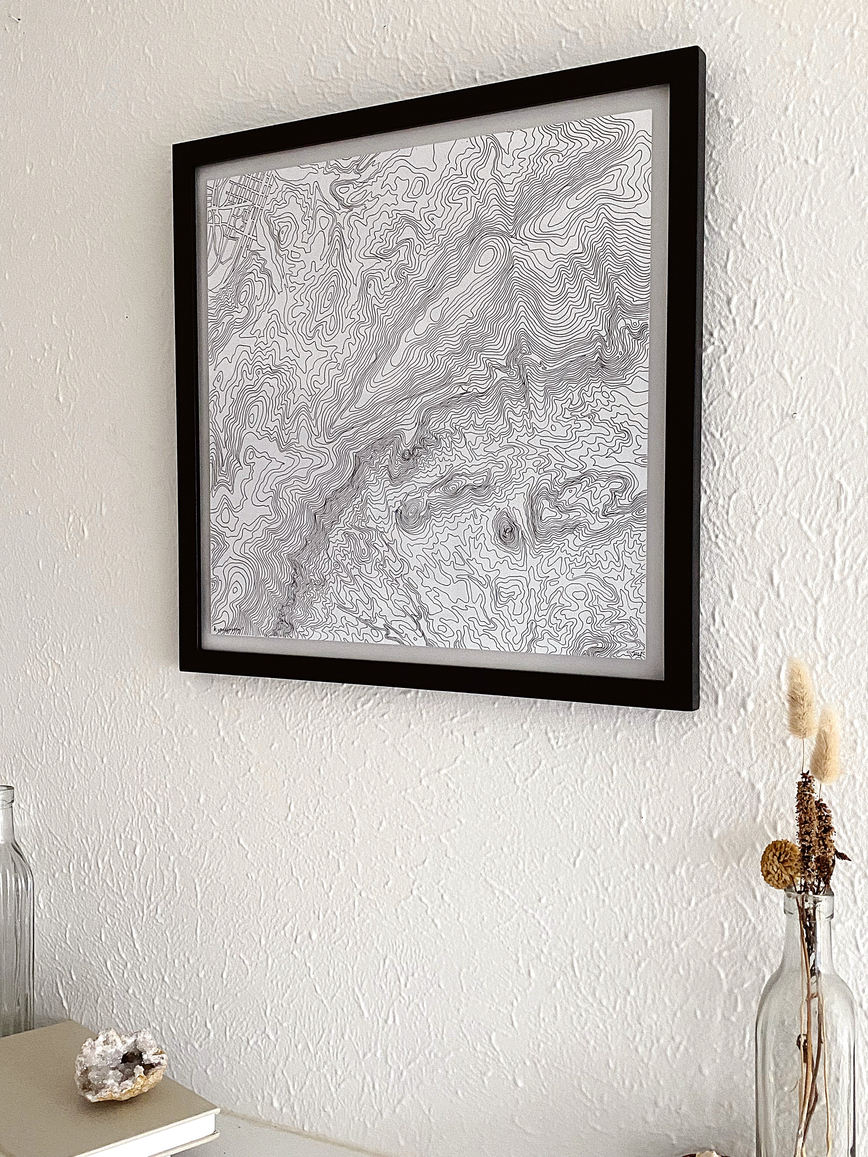 BLUE RIDGE Tunnel, Rockfish Gap, Afton Virginia Topographical Map-Drawing: ORIGINAL DRAWING