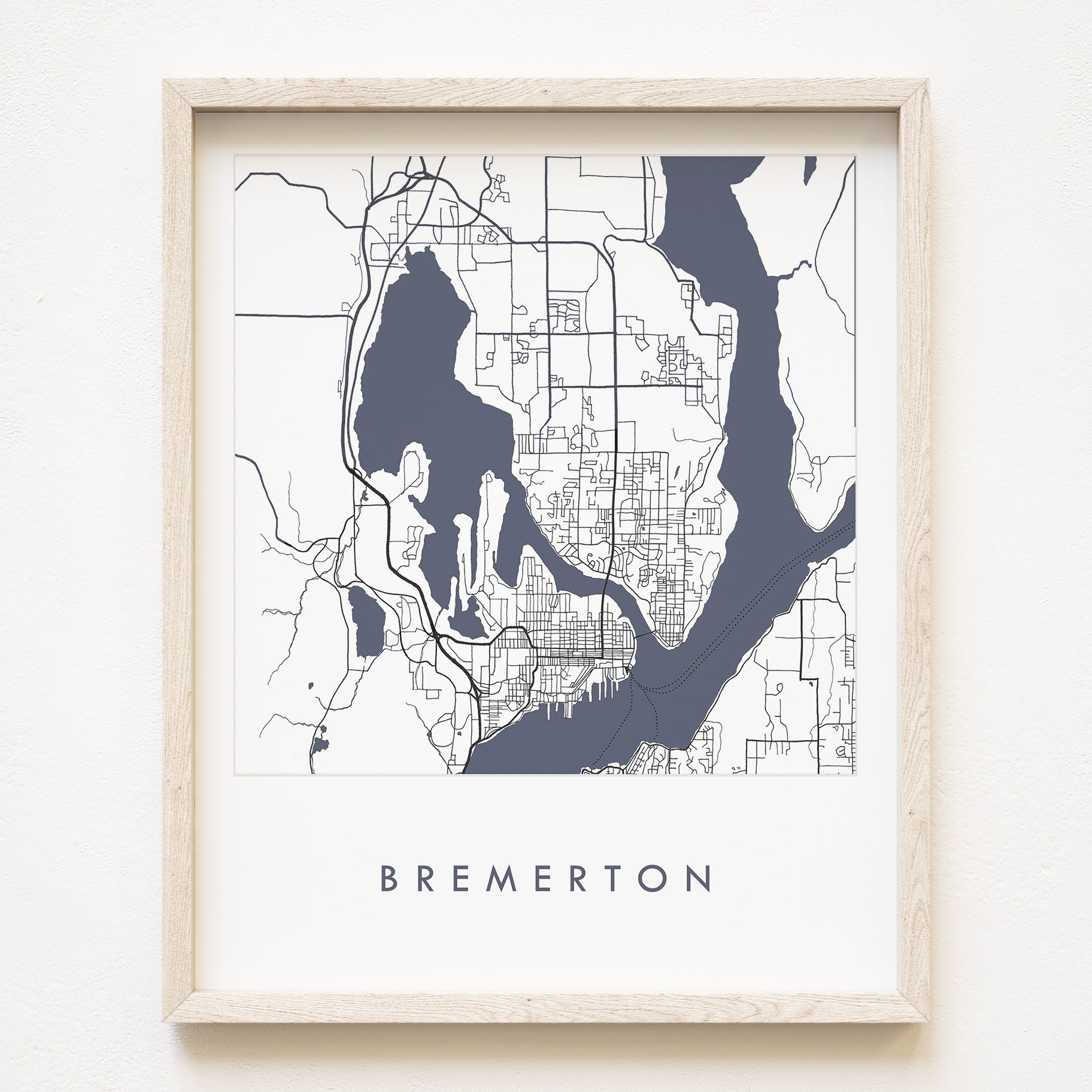 Custom YOUR AREA: "Blueprint" Map: PRINT: Wholesale Only