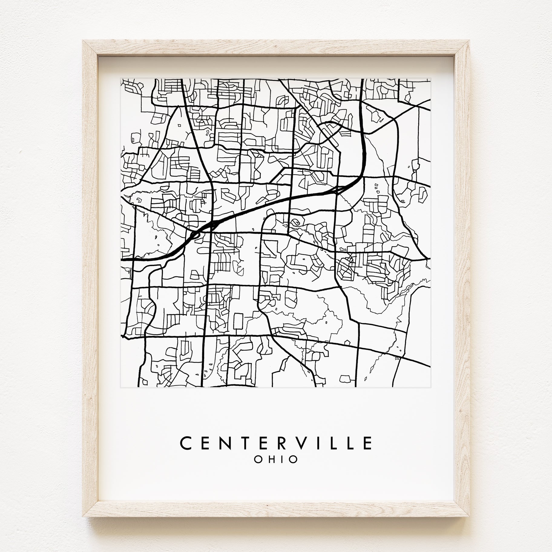 CENTERVILLE City Lines Street: PRINT