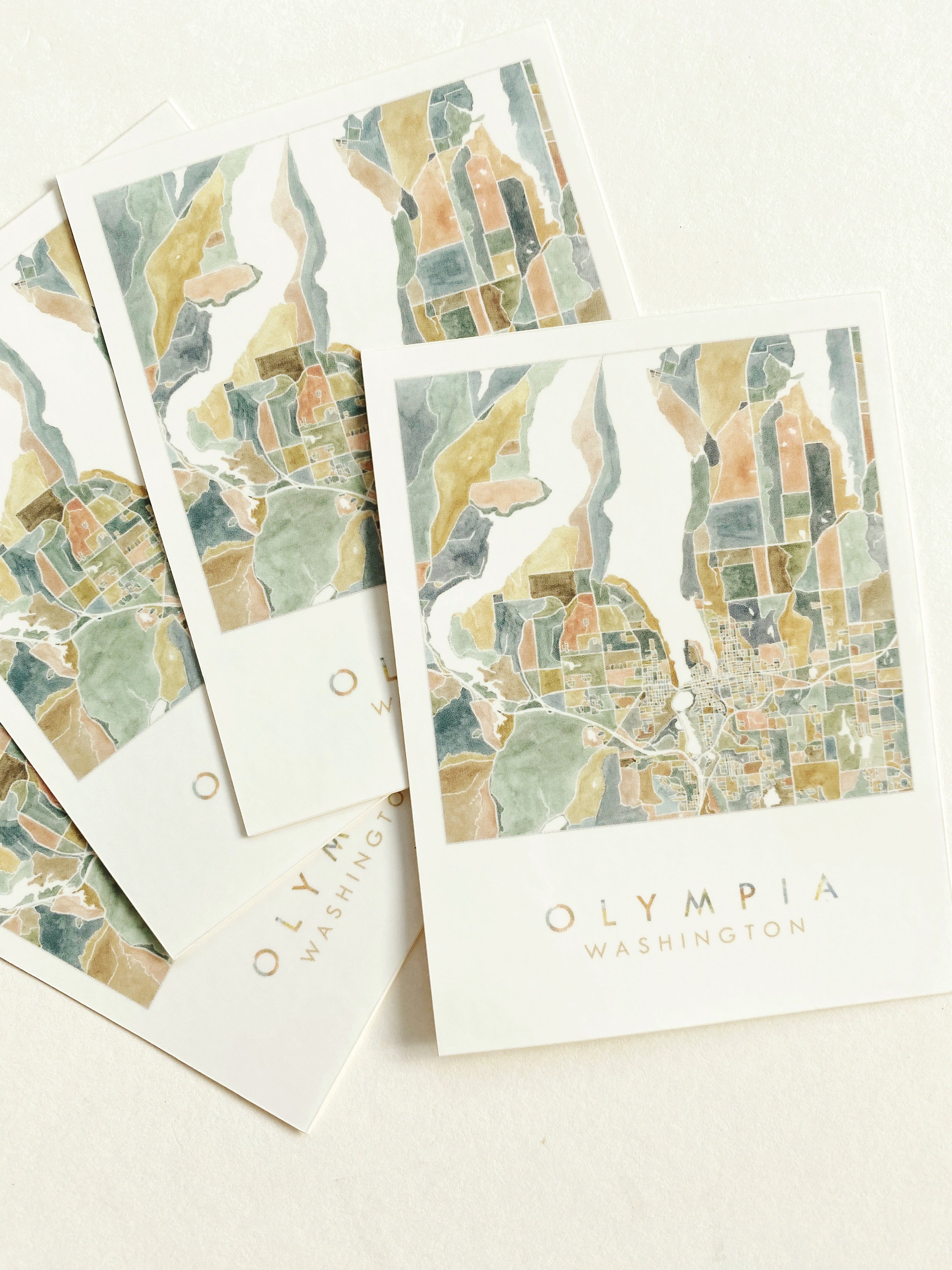 Customize YOUR CITY/PLACE Art Map: VINYL STICKER: Wholesale Only