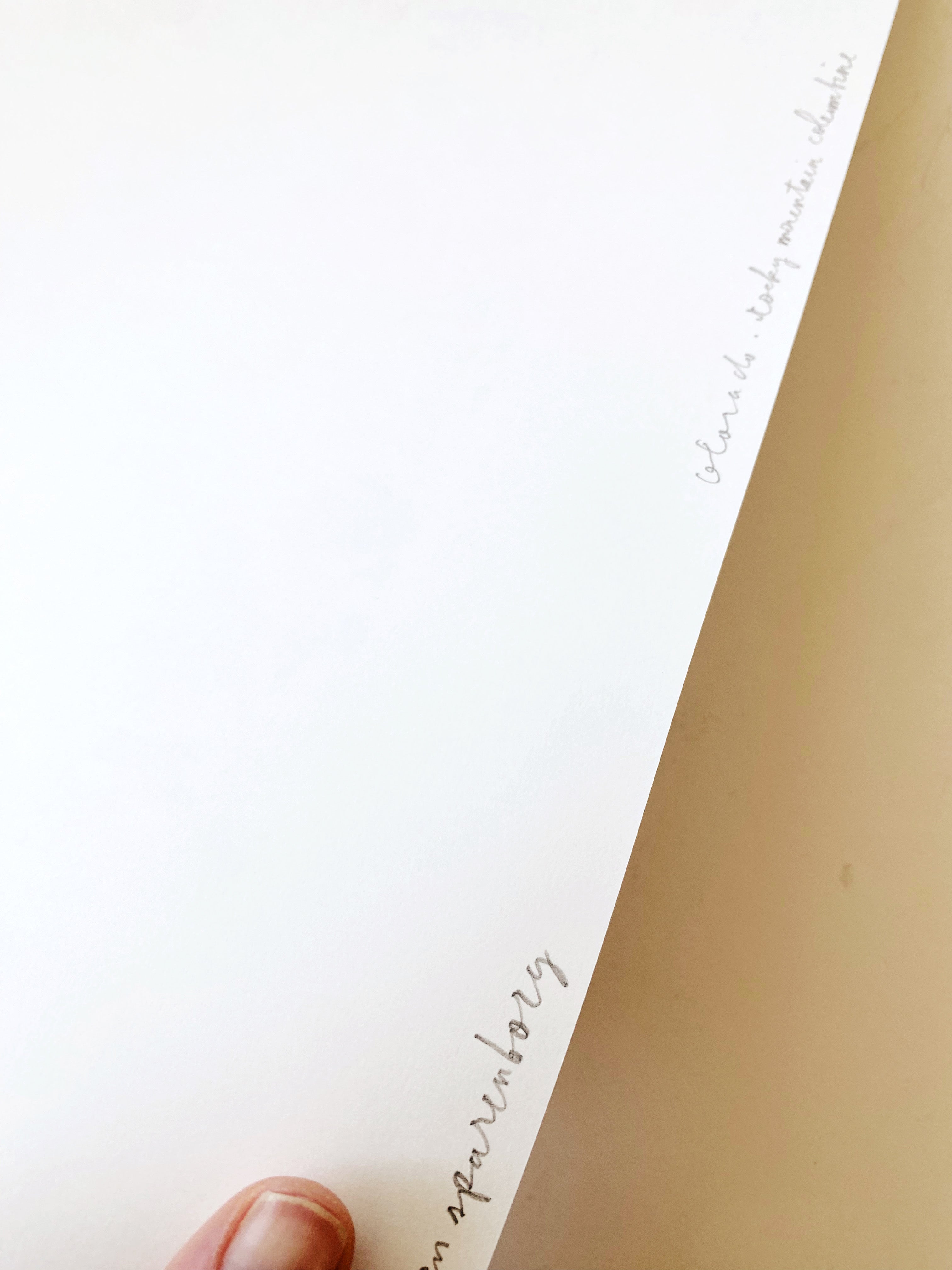 COLORADO State Flower Map: Rocky Mountain Columbine: PRINT