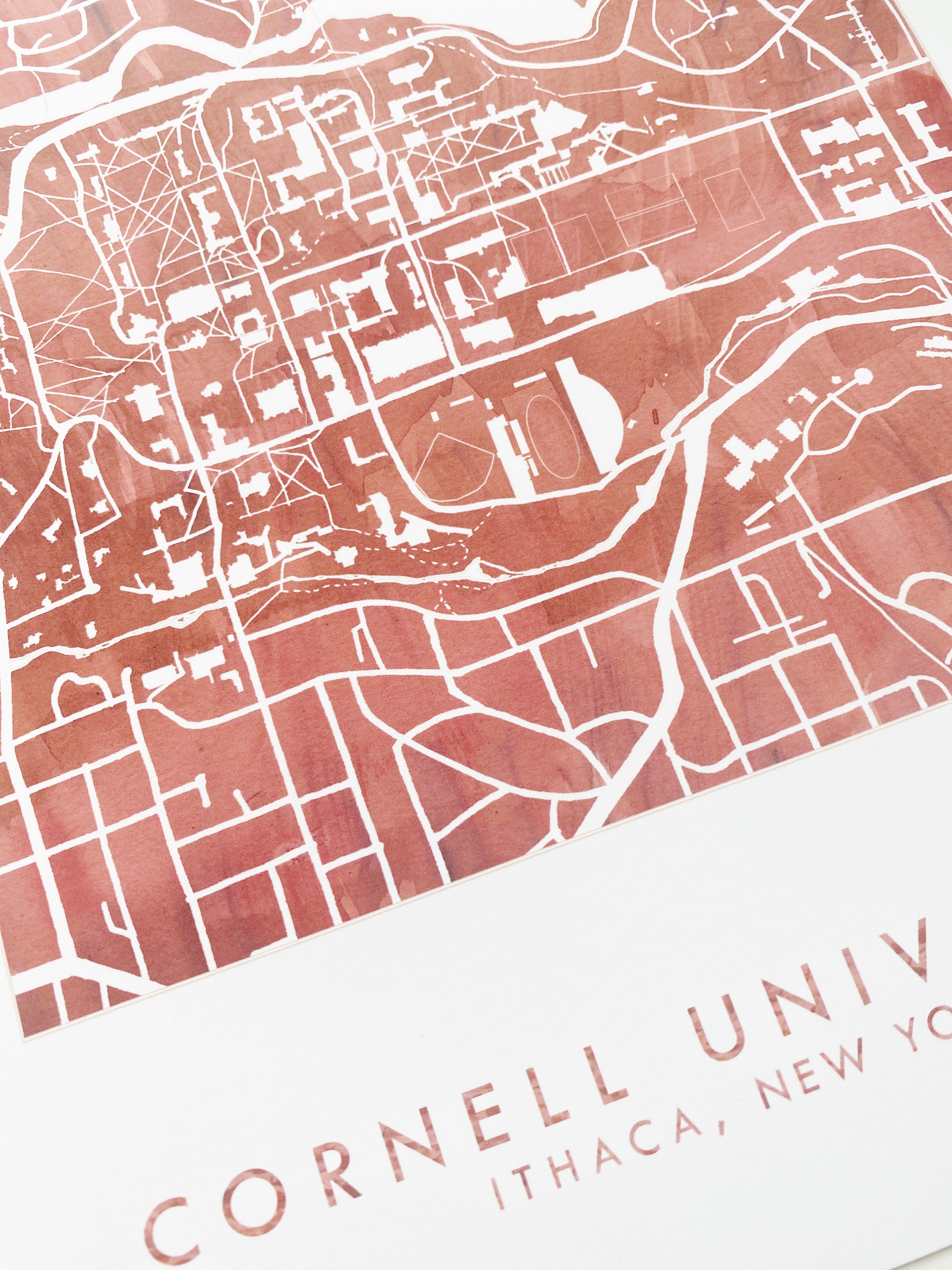 Cornell University Campus Map