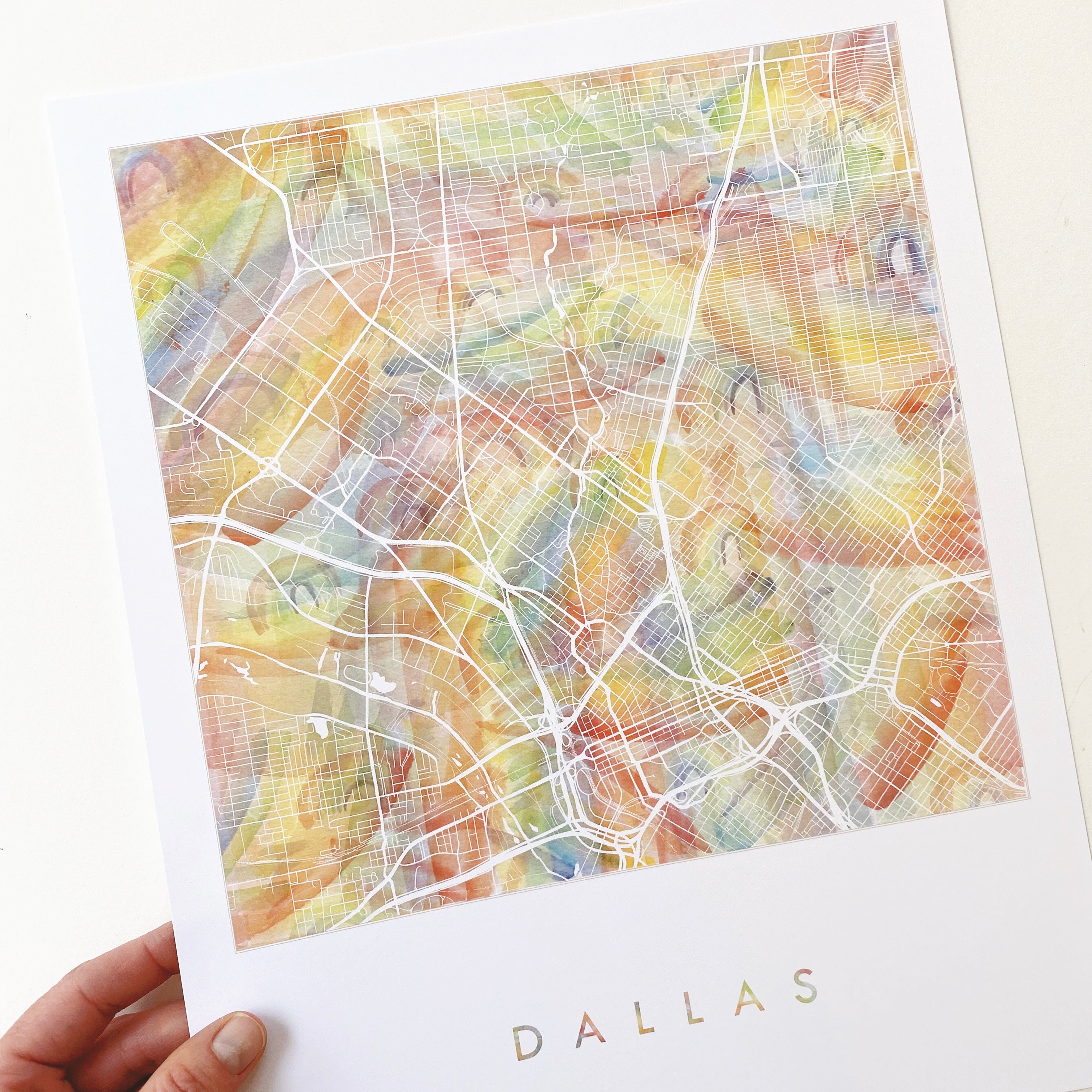 Custom YOUR CITY: Rainbow PRIDE Map: PRINT: Wholesale Only