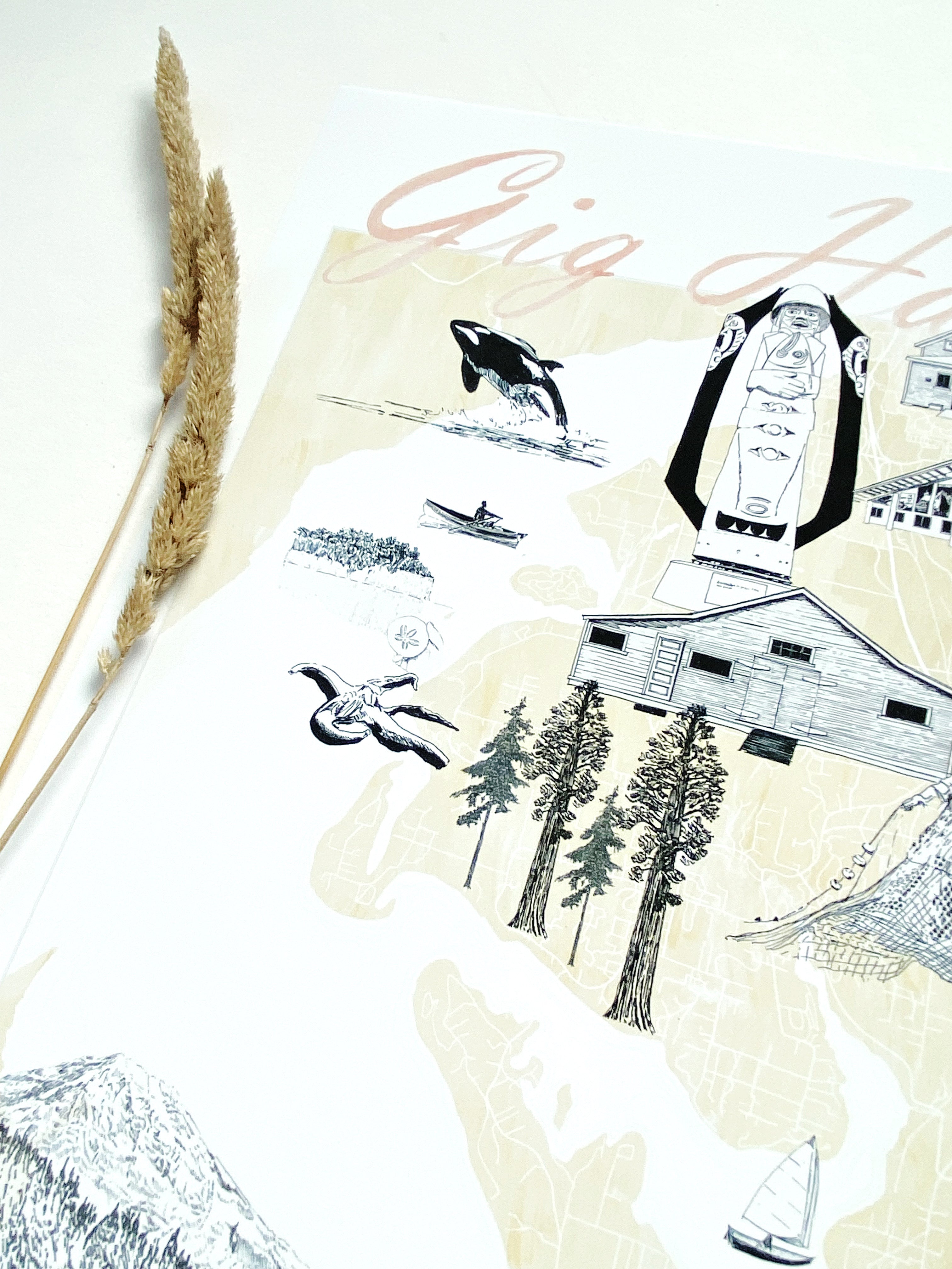 GIG HARBOR "Charms" Map: PRINT