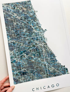 Greater CHICAGO Urban Fabrics City Map: PRINT — Turn-of-the-Centuries