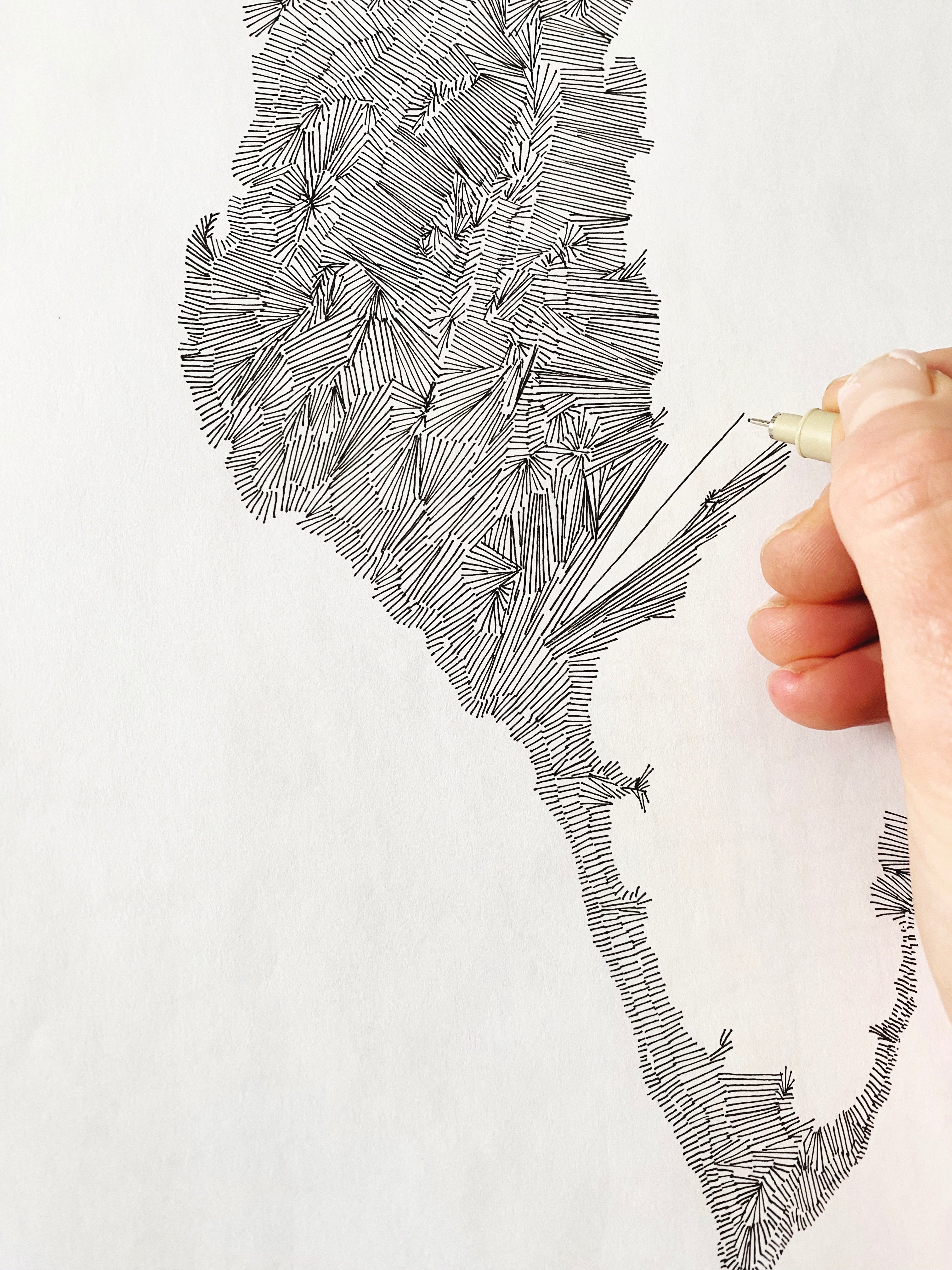 Custom YOUR AREA: "Sound Shores" Map: PRINT: Wholesale Only