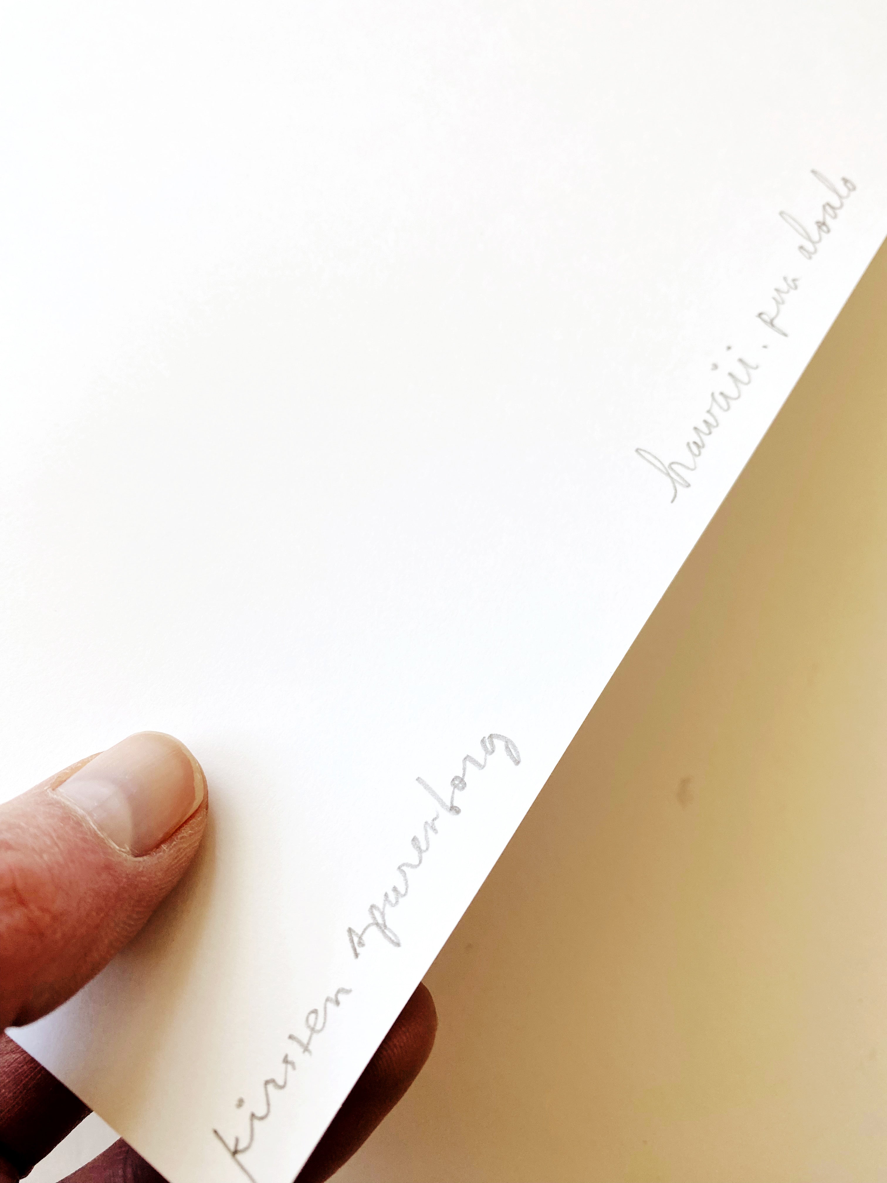 HAWAII State Flower Map: Pua Aloalo: PRINT