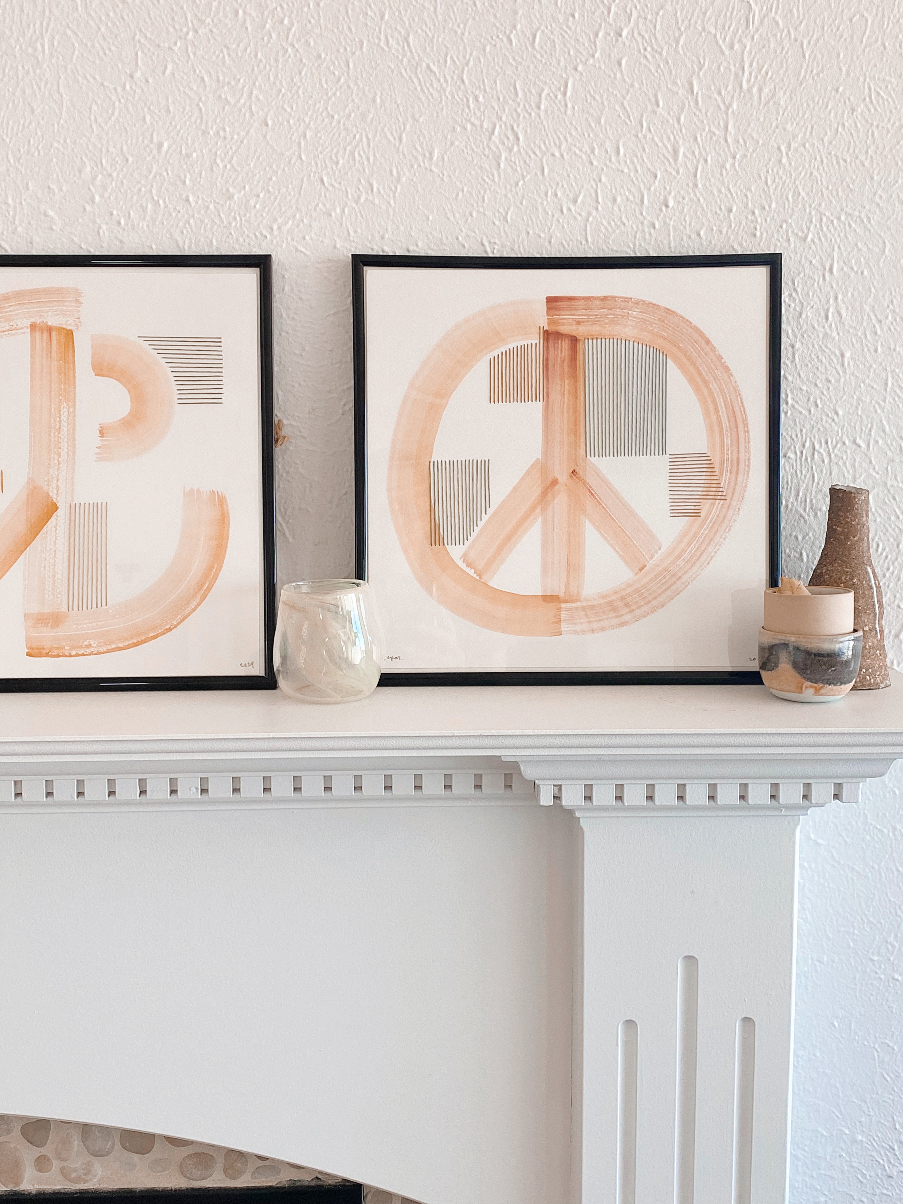 How Do We Get to Peace? Brush + Stitch no. 5