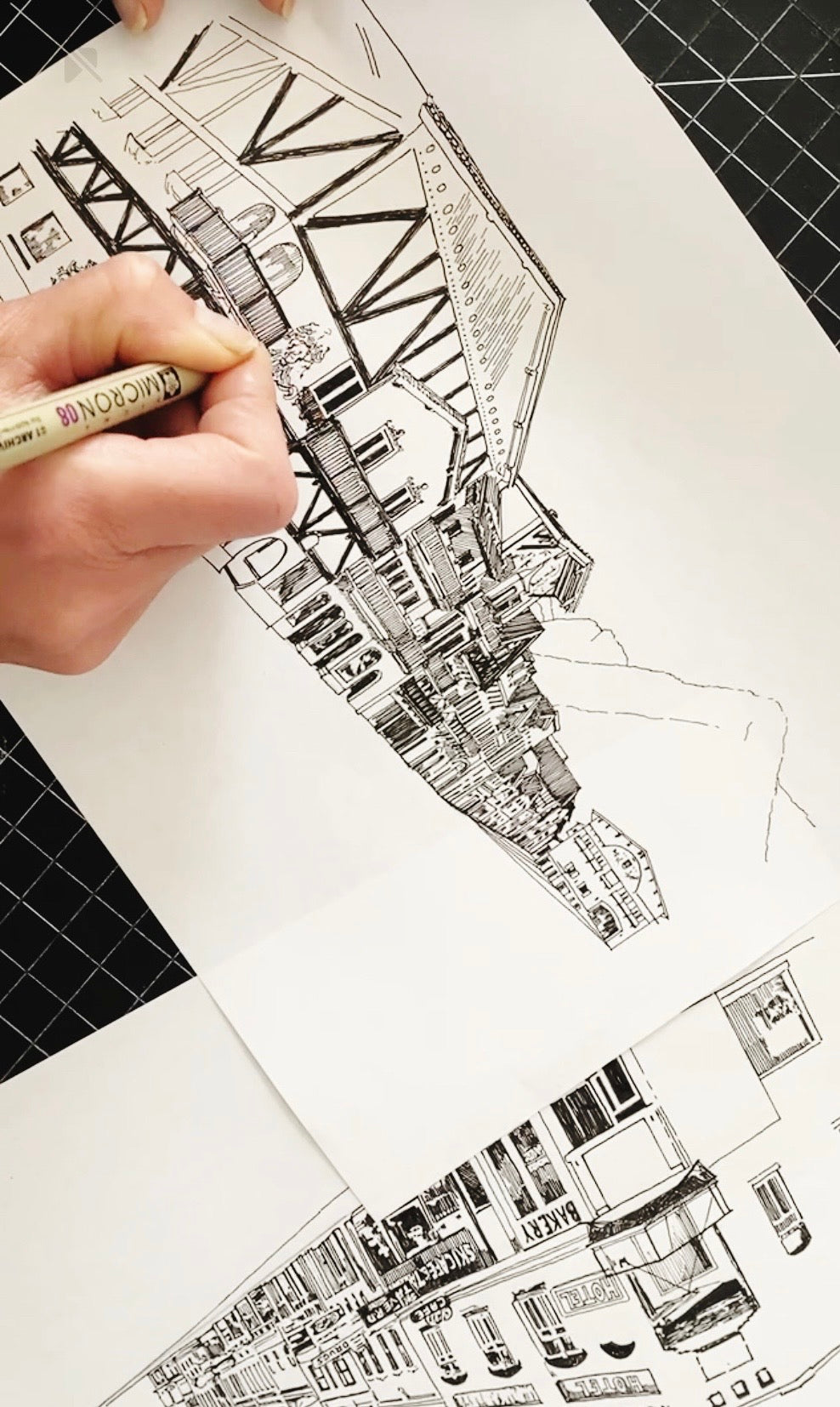 LEAVENWORTH Washington "Then and Now": PRINT