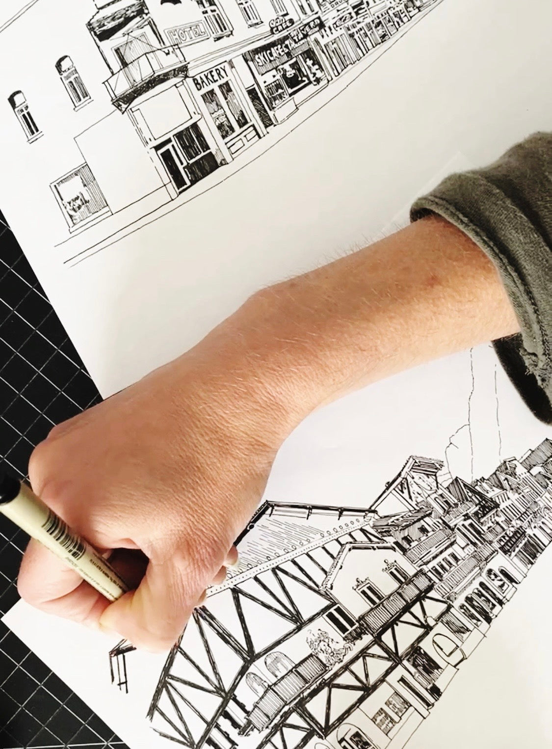 LEAVENWORTH Washington "Then and Now": PRINT