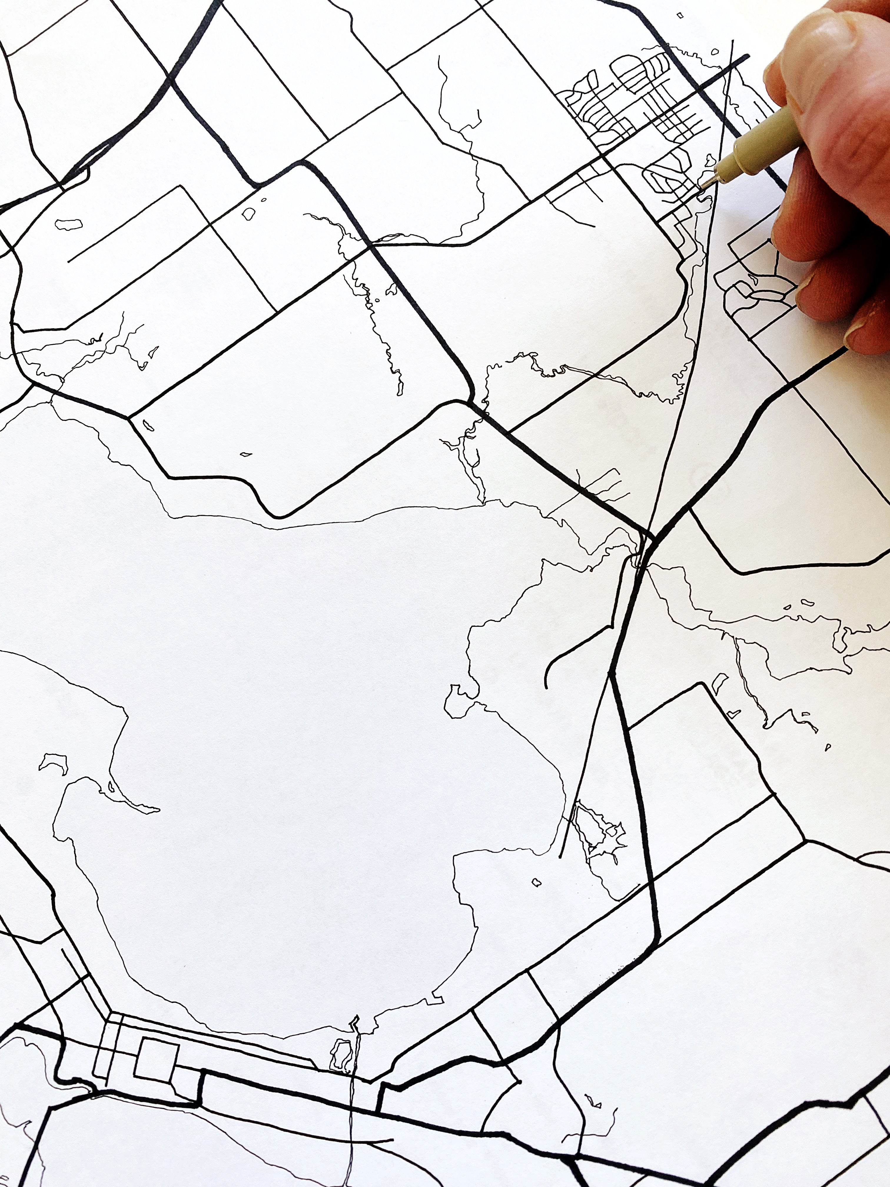 MADISON Wisconsin City Lines Map: PRINT