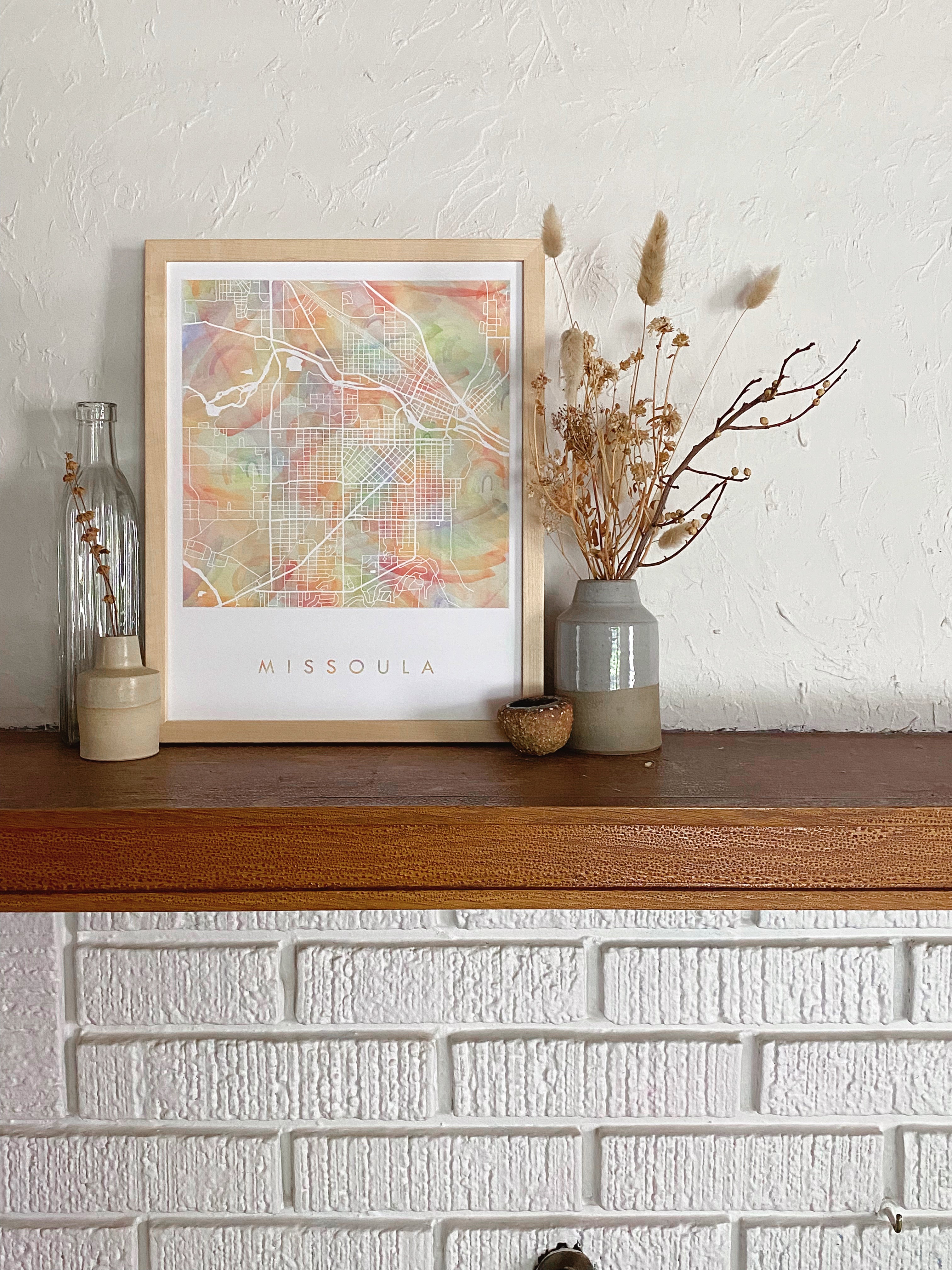 Custom YOUR CITY: Rainbow PRIDE Map: PRINT: Wholesale Only