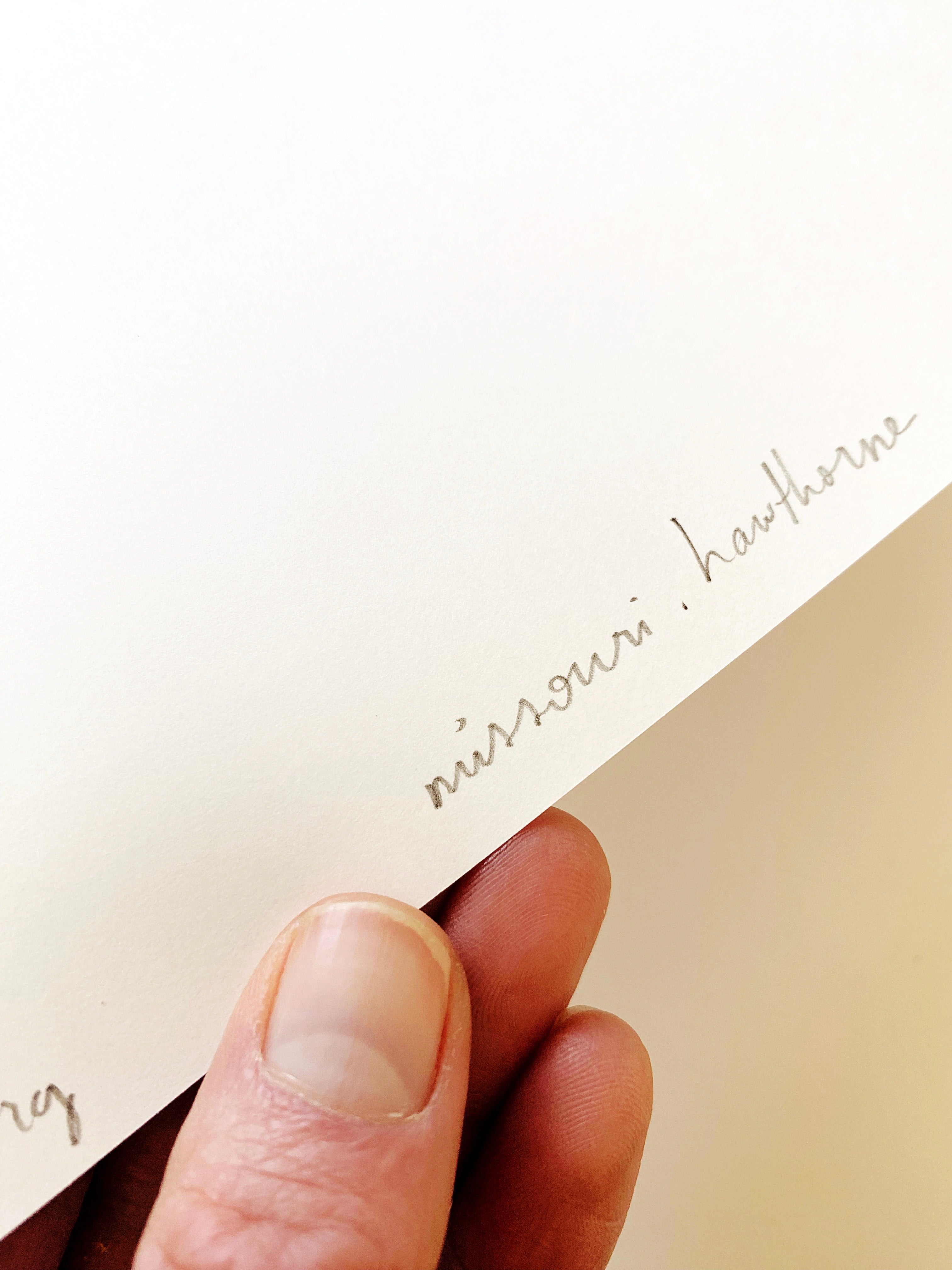 MISSOURI State Flower Map: Hawthorne: PRINT