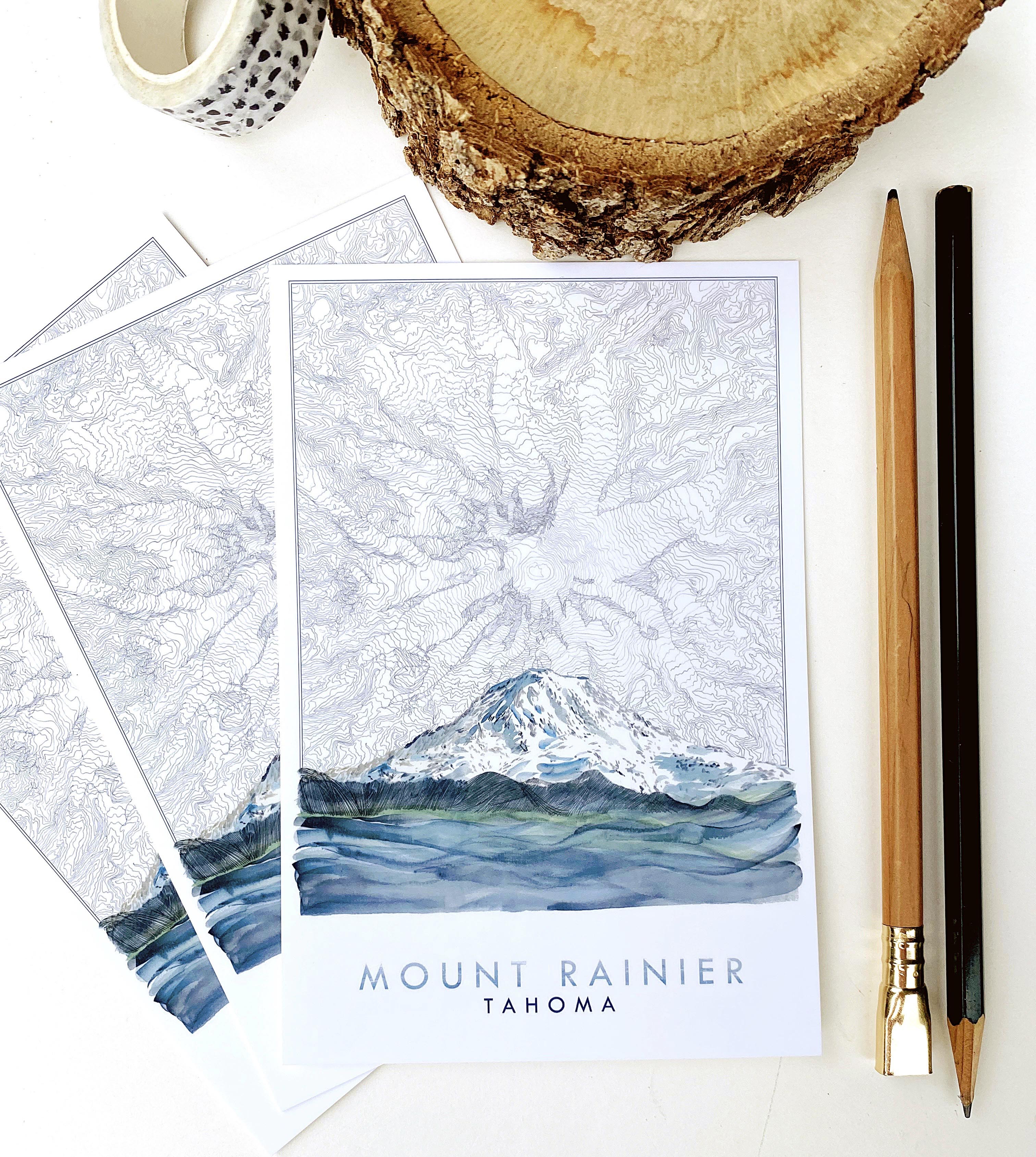 Customize YOUR CITY/PLACE Art Map: Standard POSTCARD: Wholesale Only