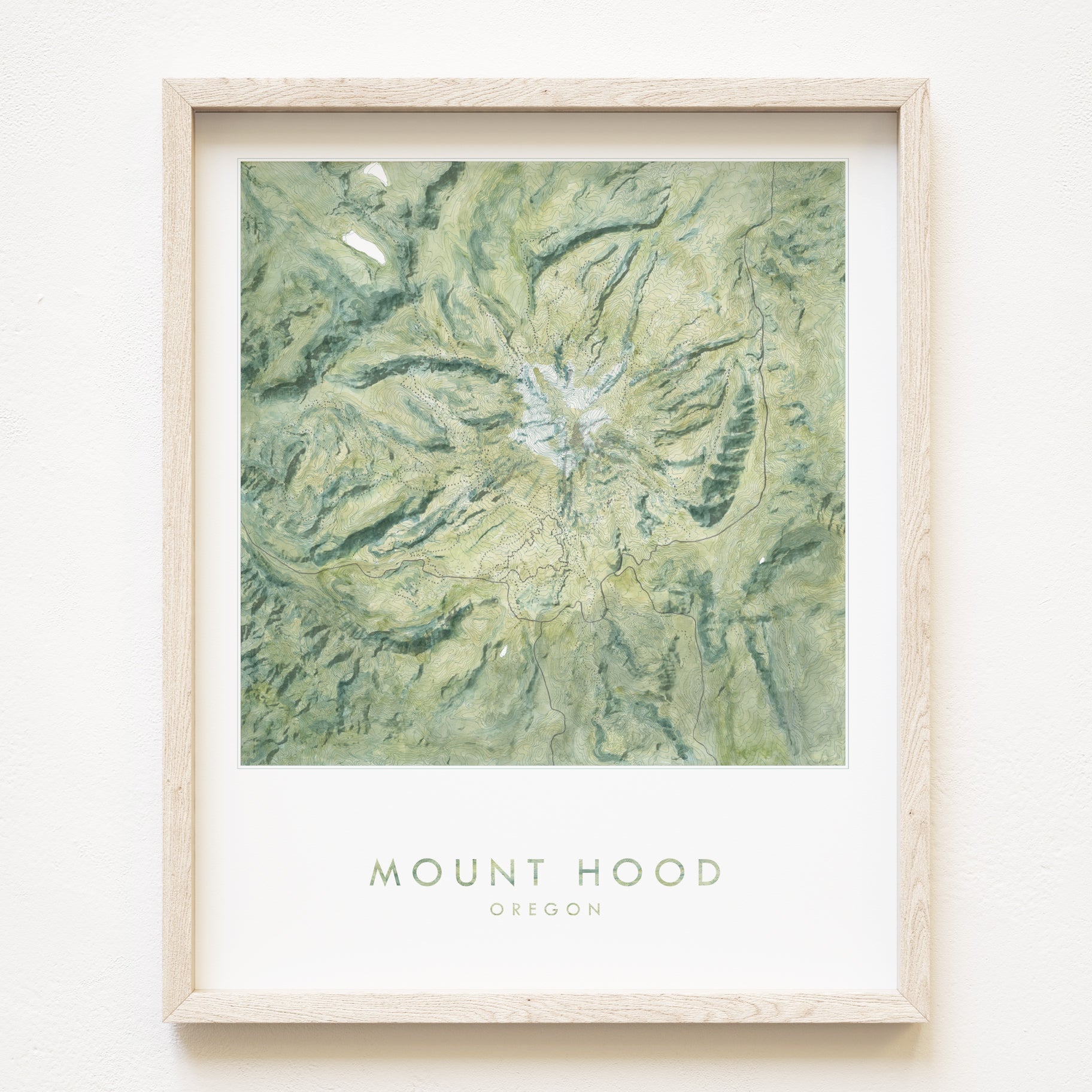 Custom YOUR NATURE SPOT: Topographical Art Map: PRINT: Wholesale Only