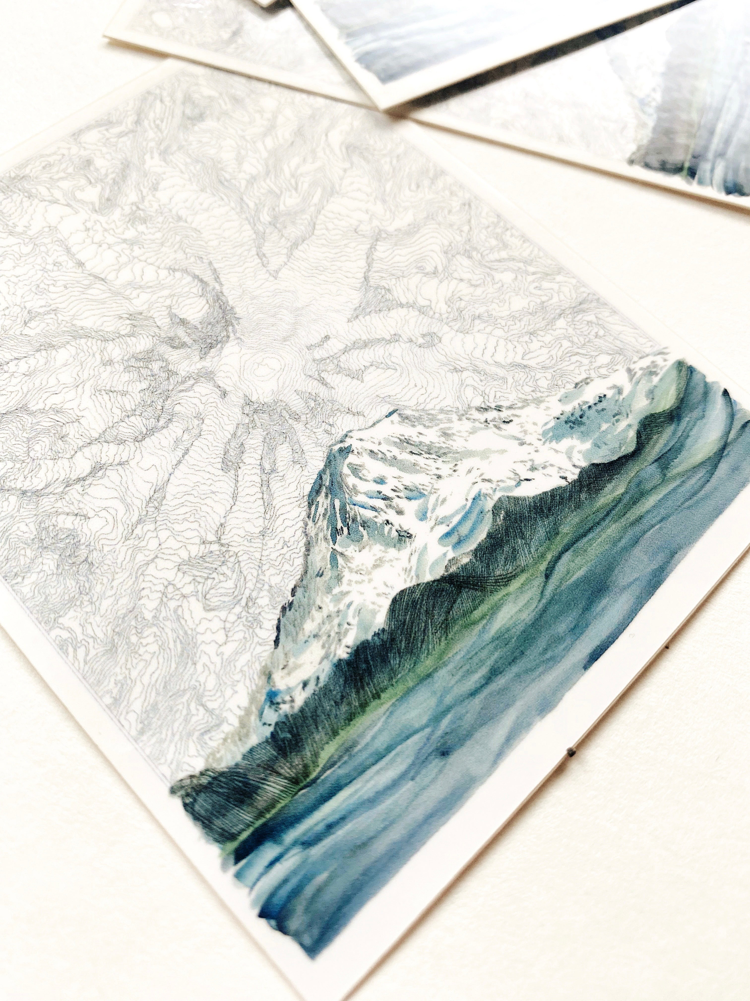 Customize YOUR CITY/PLACE Art Map: VINYL STICKER: Wholesale Only