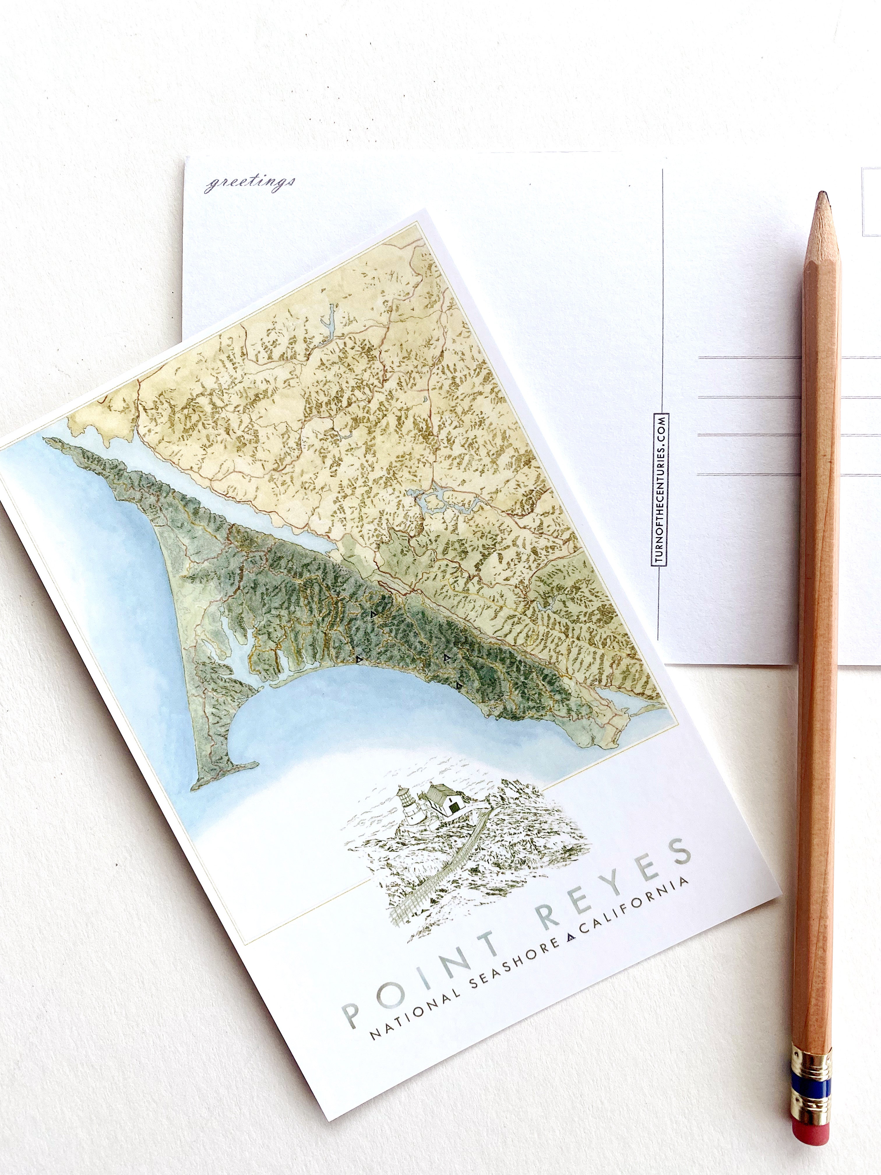 Customize YOUR CITY/PLACE Art Map: Standard POSTCARD: Wholesale Only